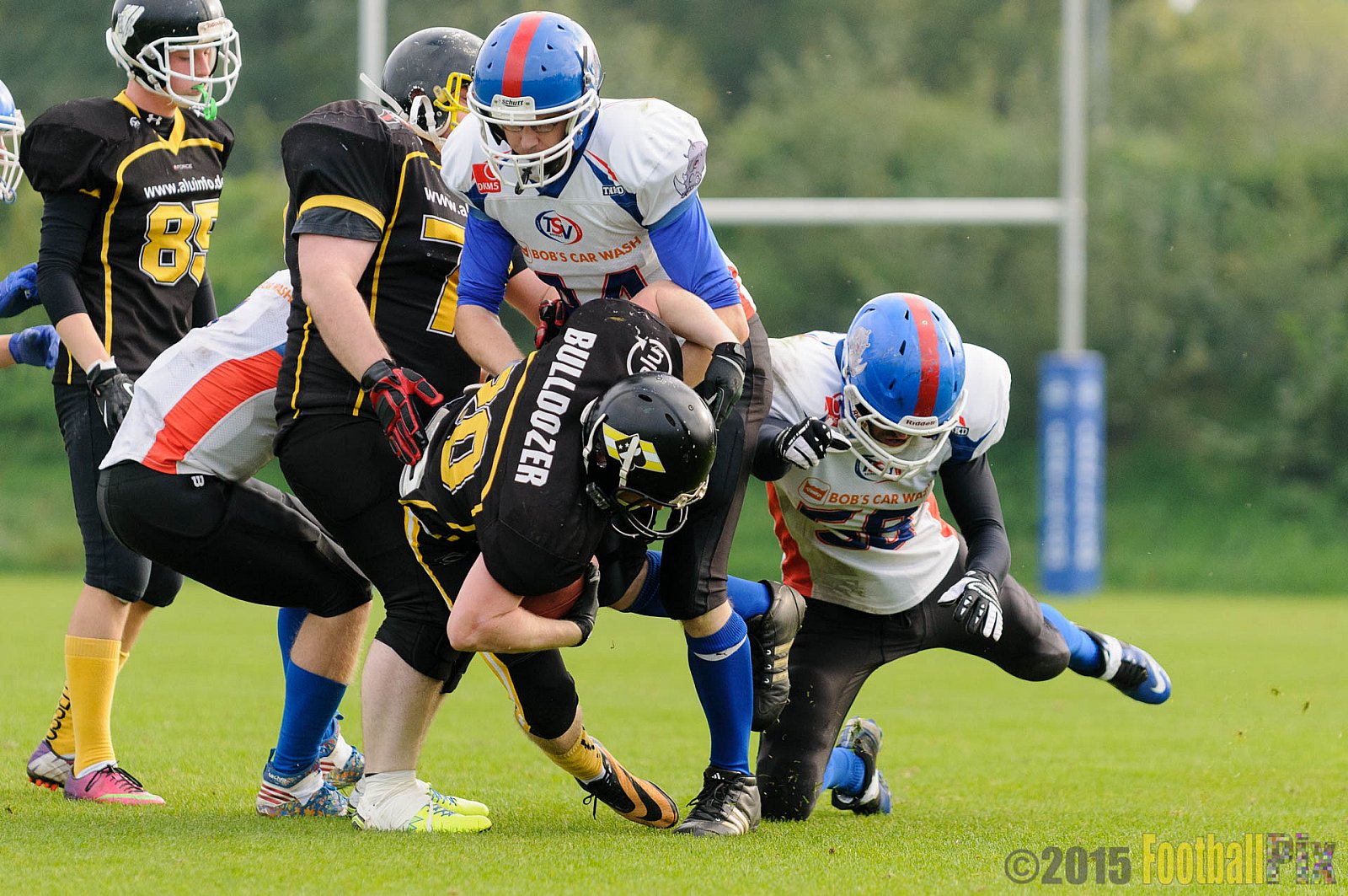 Bocholt Rhinos vs. Düsseldorf Bulldozer - 04.10.2015 LL Mitte NRW: Bocholt Rhinos vs. Düsseldorf Bulldozer (14:2)
