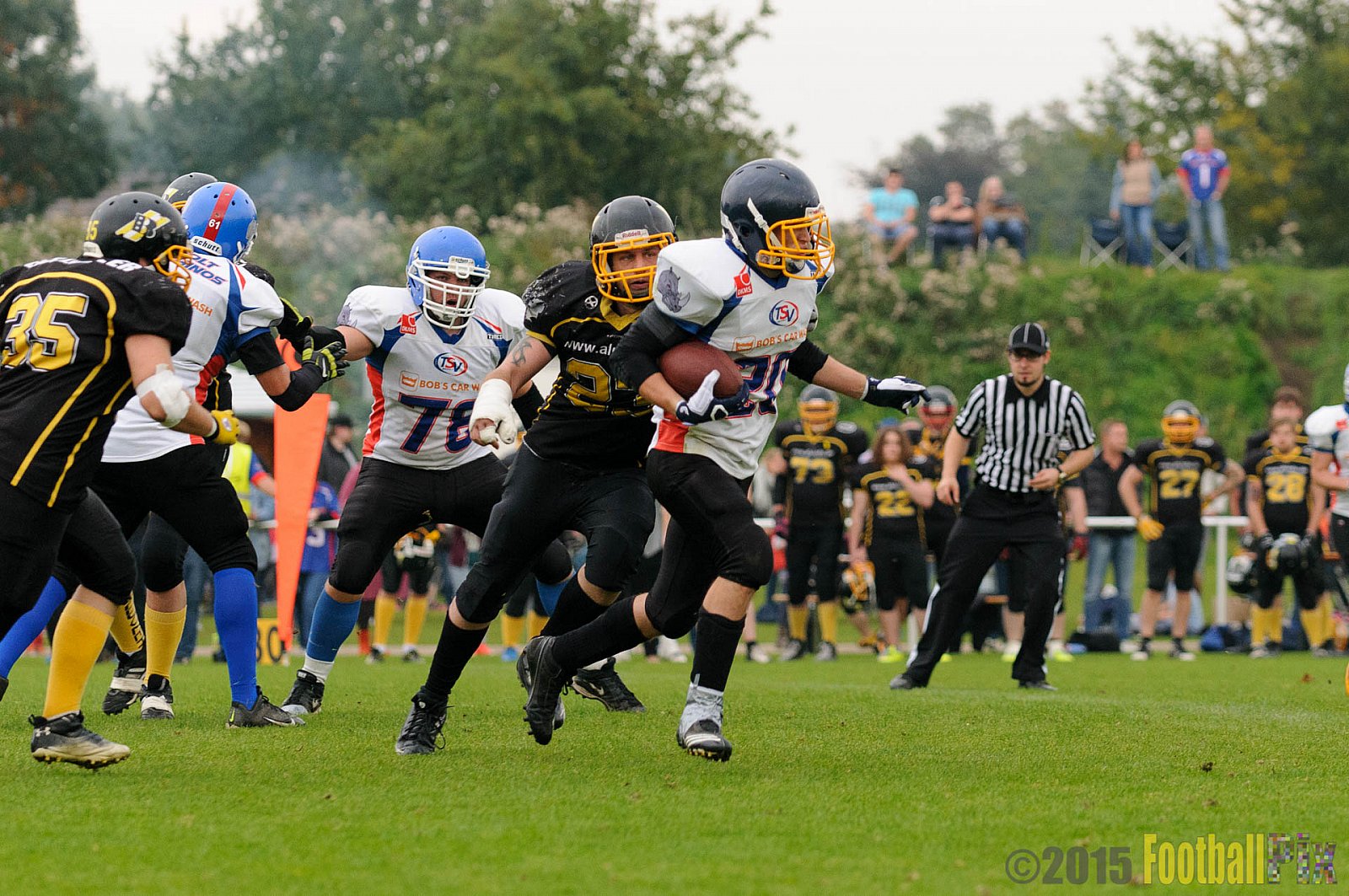 Bocholt Rhinos vs. Düsseldorf Bulldozer - 04.10.2015 LL Mitte NRW: Bocholt Rhinos vs. Düsseldorf Bulldozer (14:2)
