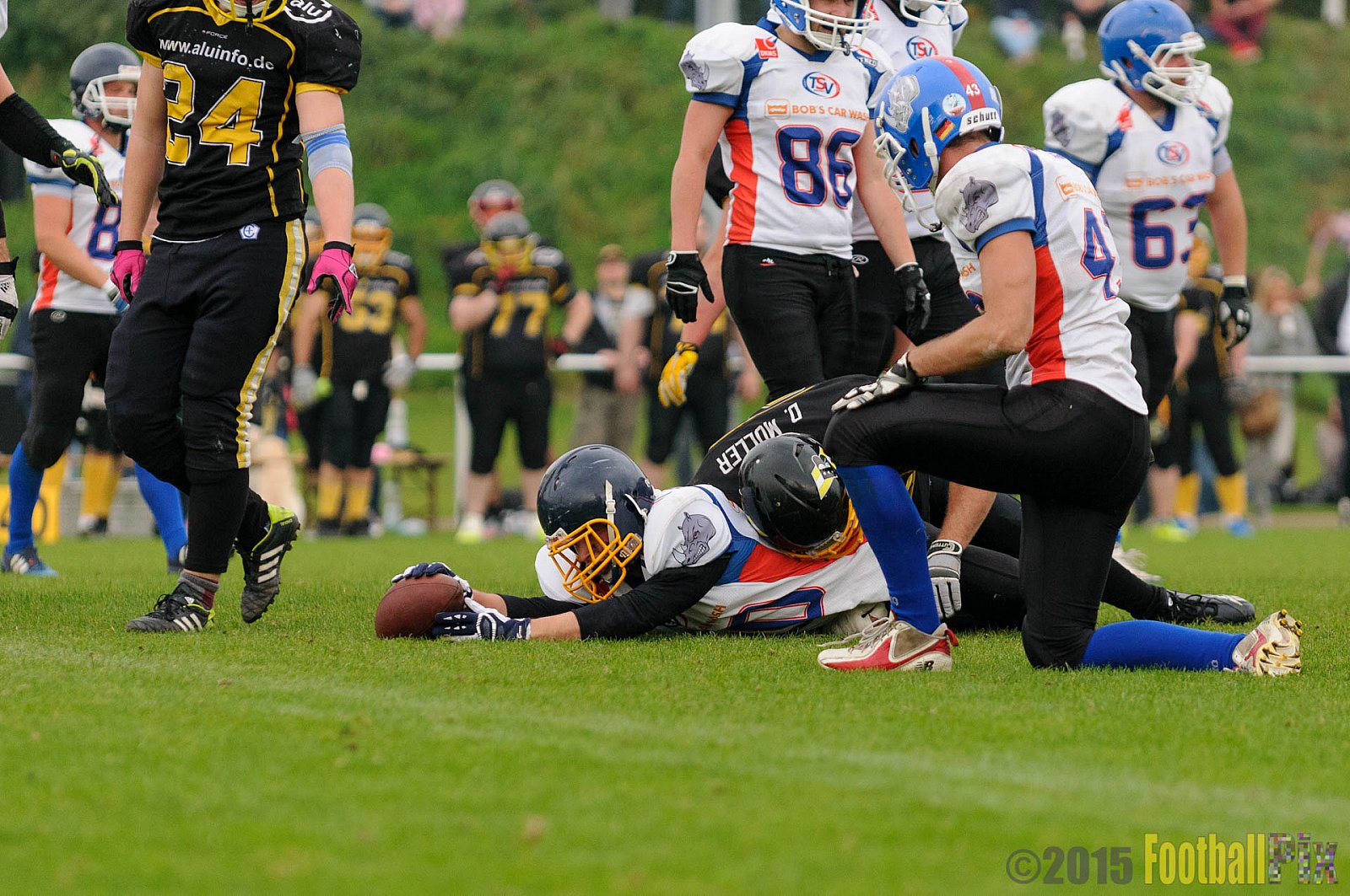 Bocholt Rhinos vs. Düsseldorf Bulldozer - 04.10.2015 LL Mitte NRW: Bocholt Rhinos vs. Düsseldorf Bulldozer (14:2)