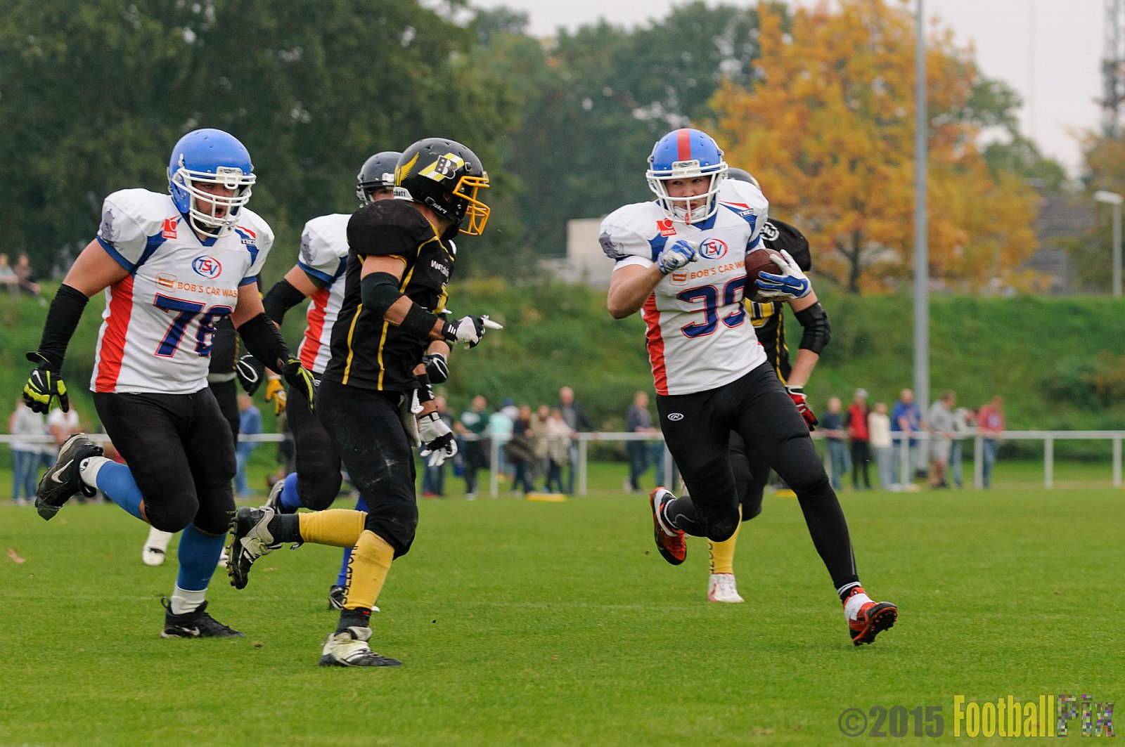 Bocholt Rhinos vs. Düsseldorf Bulldozer - 04.10.2015 LL Mitte NRW: Bocholt Rhinos vs. Düsseldorf Bulldozer (14:2)