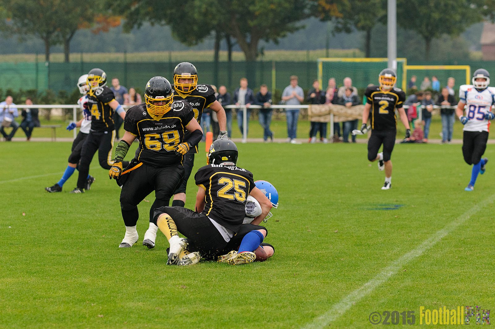 Bocholt Rhinos vs. Düsseldorf Bulldozer - 04.10.2015 LL Mitte NRW: Bocholt Rhinos vs. Düsseldorf Bulldozer (14:2)