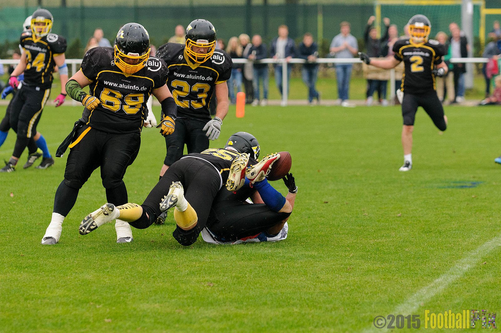 Bocholt Rhinos vs. Düsseldorf Bulldozer - 04.10.2015 LL Mitte NRW: Bocholt Rhinos vs. Düsseldorf Bulldozer (14:2)