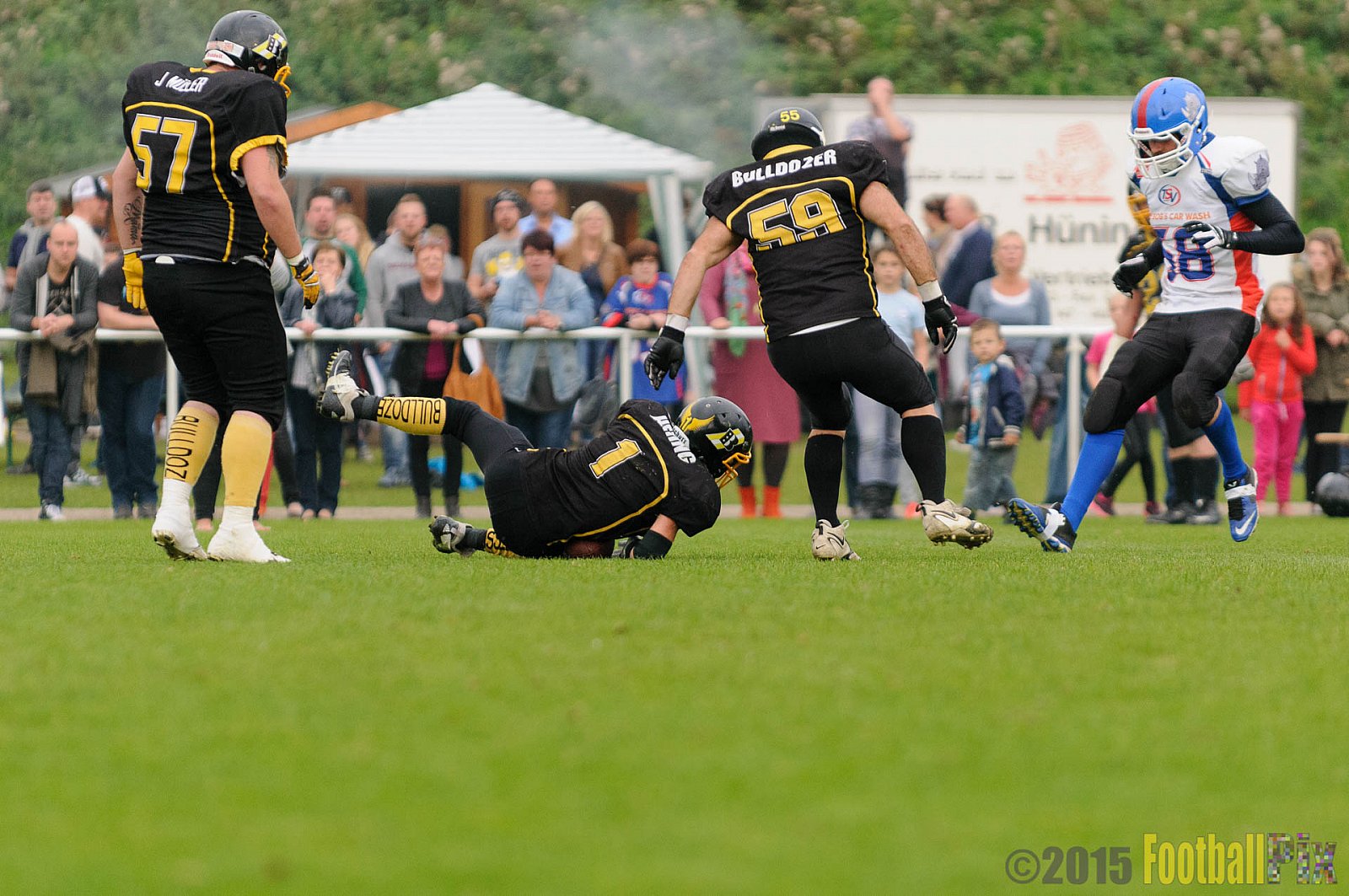 Bocholt Rhinos vs. Düsseldorf Bulldozer - 04.10.2015 LL Mitte NRW: Bocholt Rhinos vs. Düsseldorf Bulldozer (14:2)