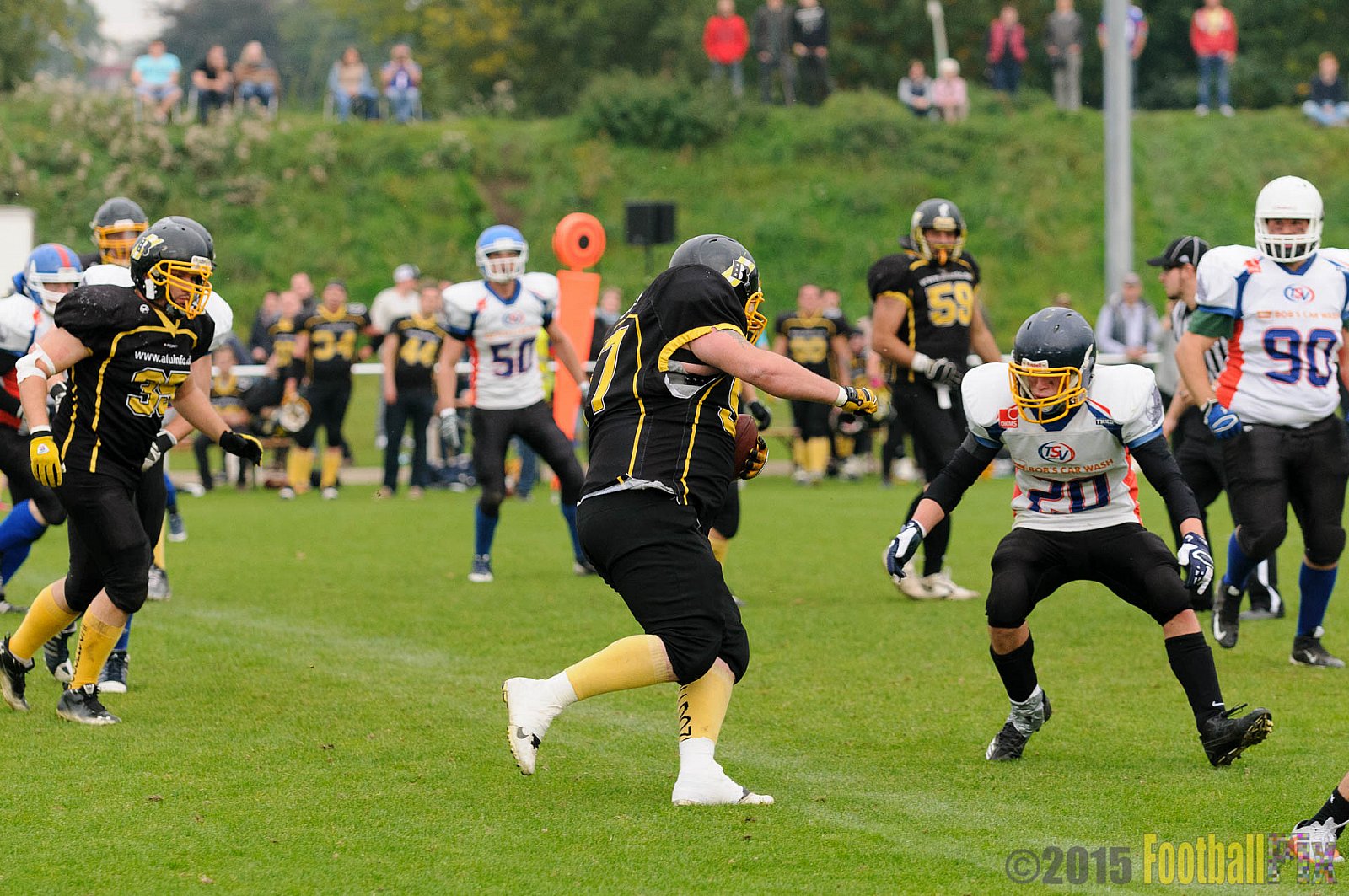 Bocholt Rhinos vs. Düsseldorf Bulldozer - 04.10.2015 LL Mitte NRW: Bocholt Rhinos vs. Düsseldorf Bulldozer (14:2)