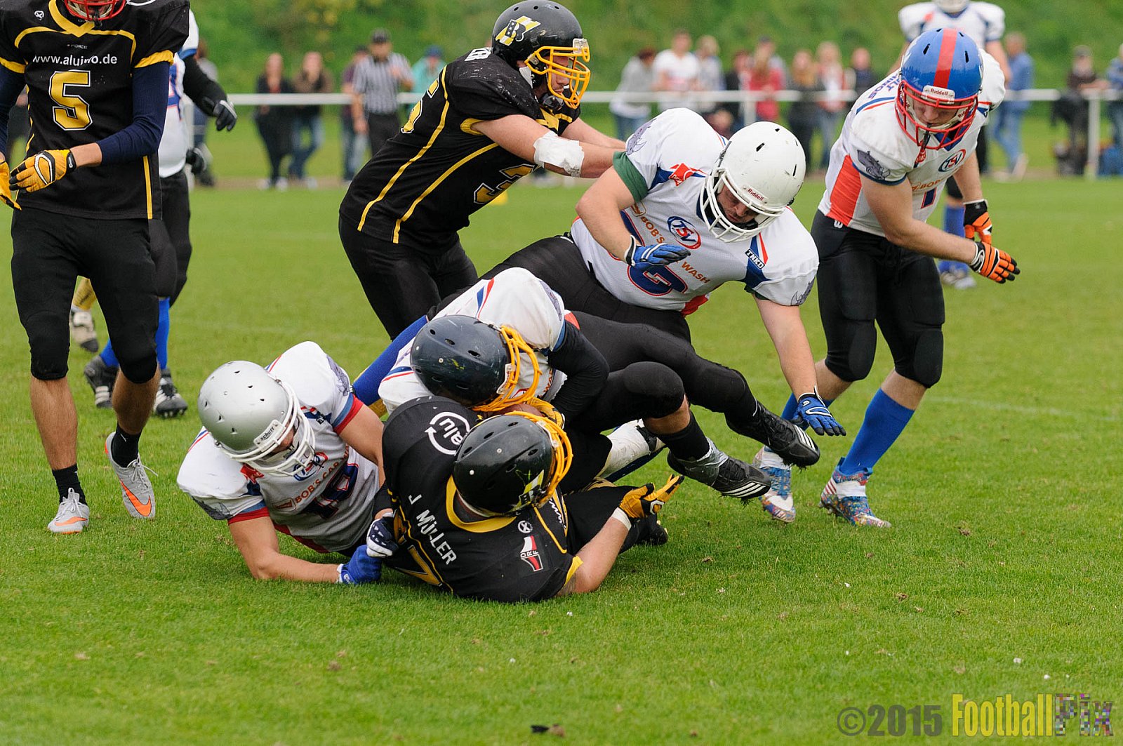 Bocholt Rhinos vs. Düsseldorf Bulldozer - 04.10.2015 LL Mitte NRW: Bocholt Rhinos vs. Düsseldorf Bulldozer (14:2)