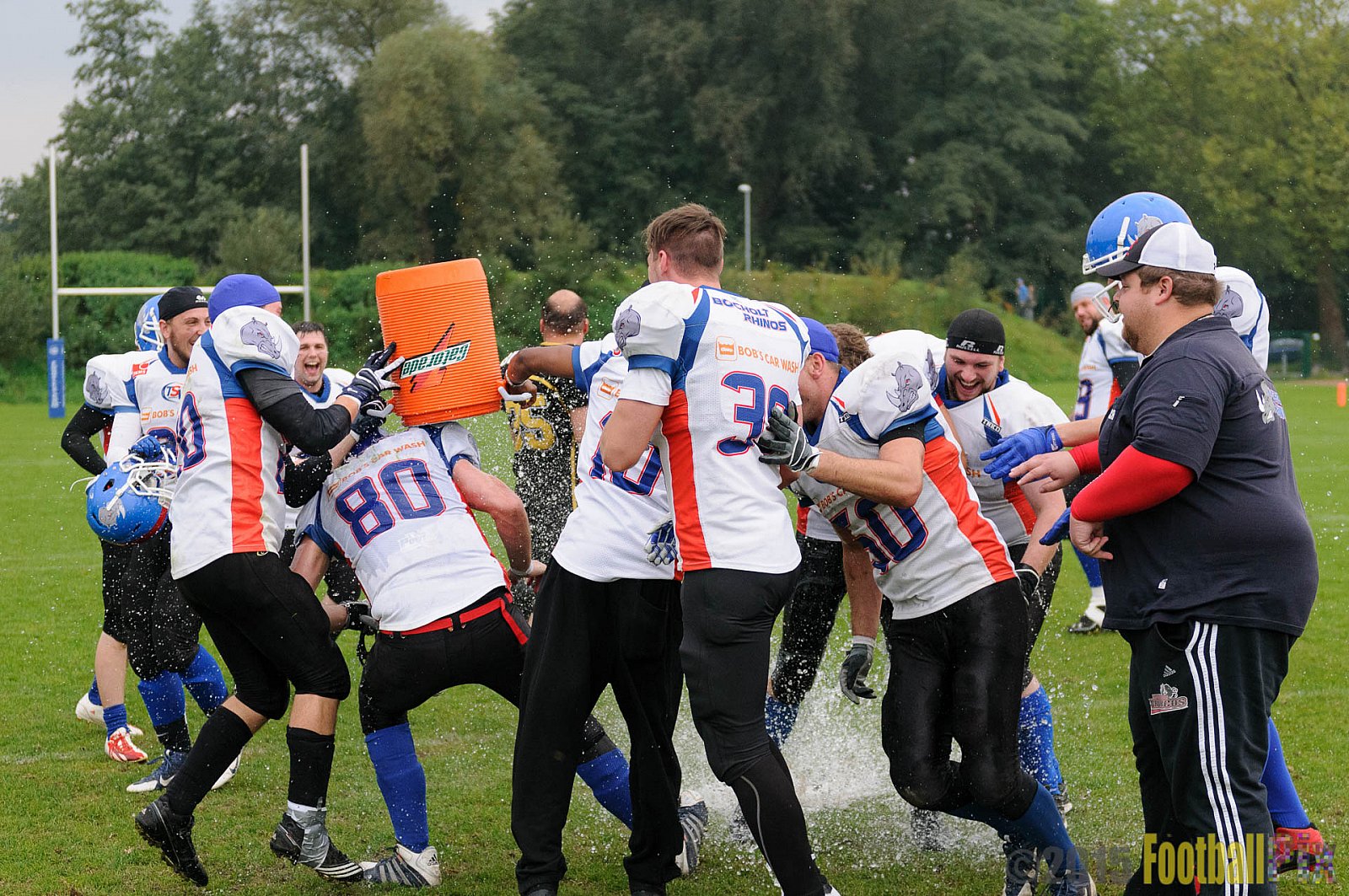 Bocholt Rhinos vs. Düsseldorf Bulldozer - 04.10.2015 LL Mitte NRW: Bocholt Rhinos vs. Düsseldorf Bulldozer (14:2)