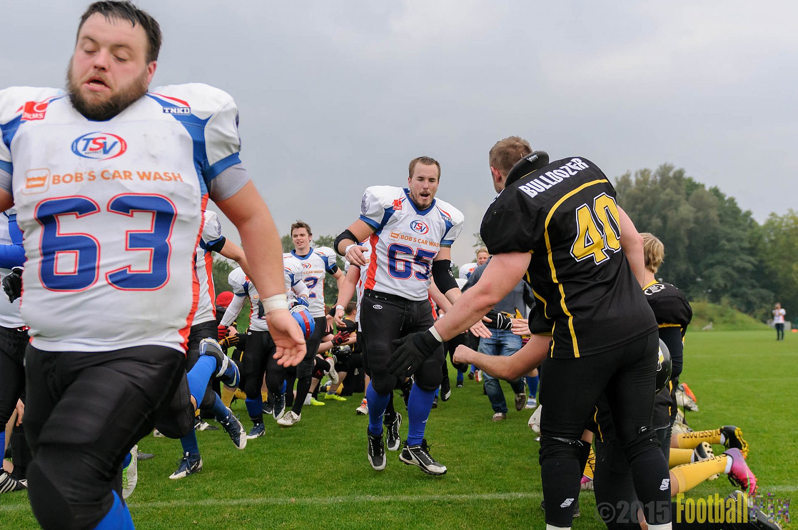 Bocholt Rhinos vs. Düsseldorf Bulldozer - 04.10.2015 LL Mitte NRW: Bocholt Rhinos vs. Düsseldorf Bulldozer (14:2)