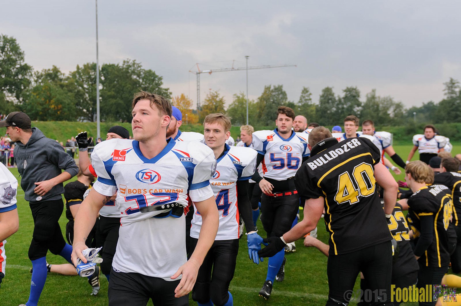 Bocholt Rhinos vs. Düsseldorf Bulldozer - 04.10.2015 LL Mitte NRW: Bocholt Rhinos vs. Düsseldorf Bulldozer (14:2)
