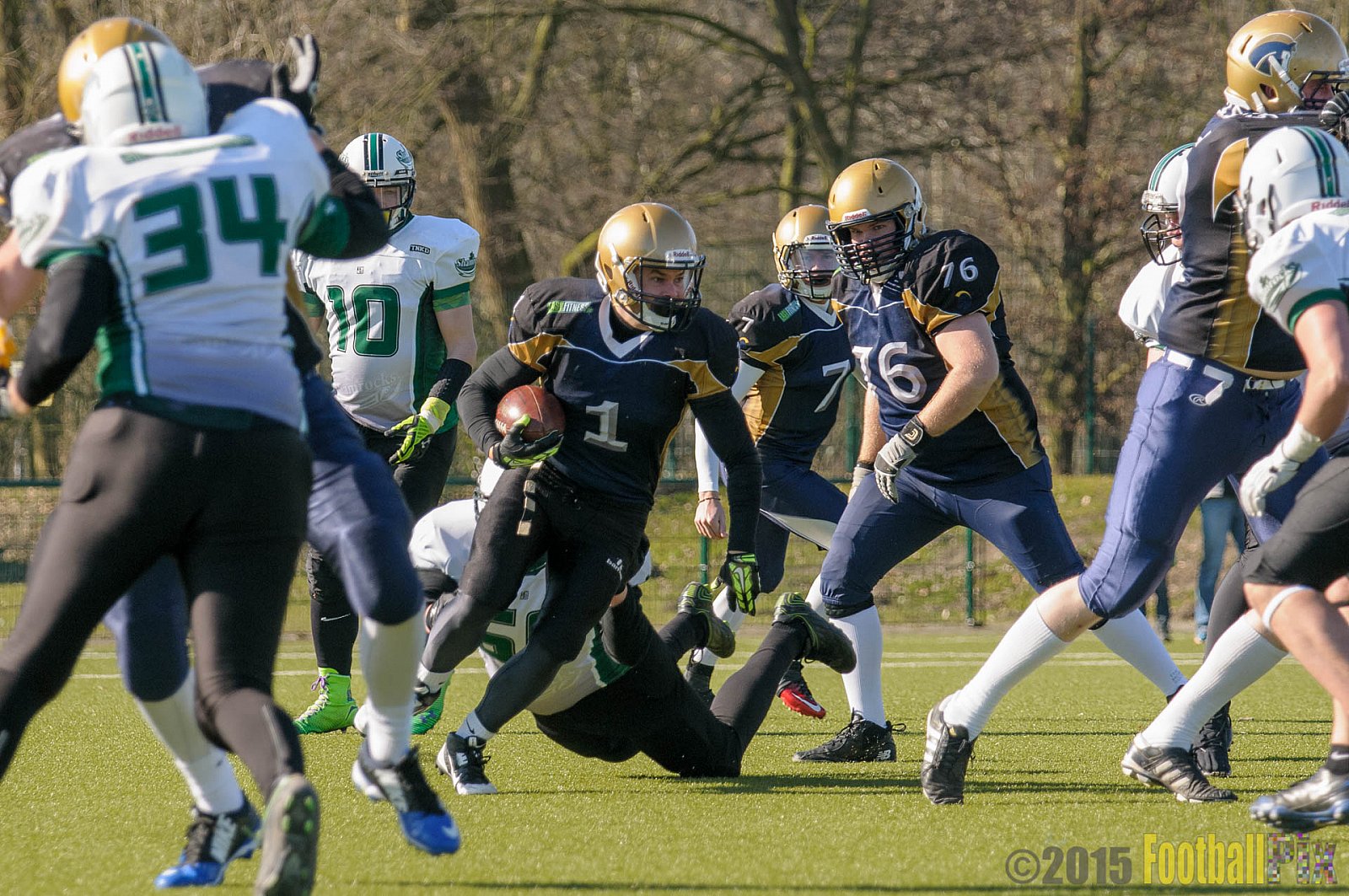Gelsenkirchen Devils vs. Mönchengladbach Wolfpack  - 08.03.2015 Scrimmage: Schiefbahn Riders, Mülheim Shamrocks