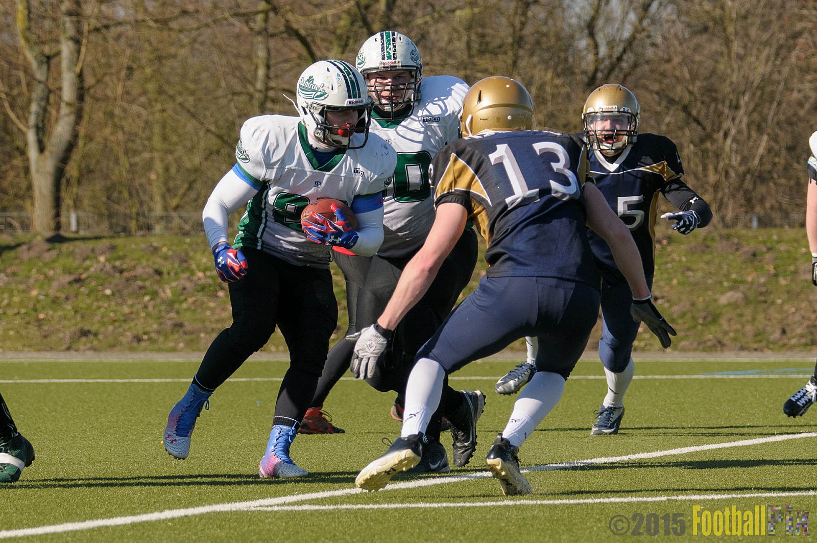 Gelsenkirchen Devils vs. Mönchengladbach Wolfpack  - 08.03.2015 Scrimmage: Schiefbahn Riders, Mülheim Shamrocks
