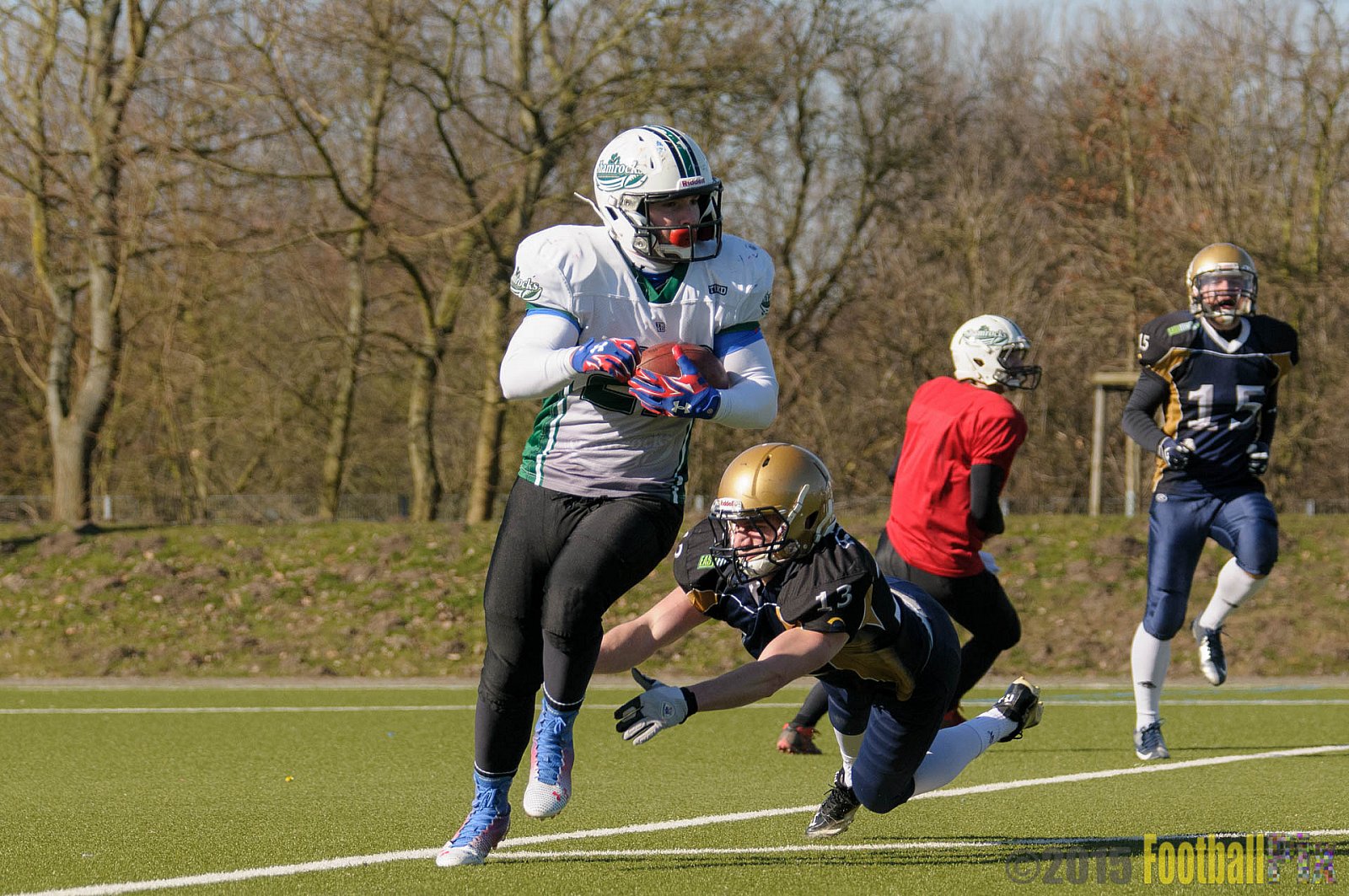 Gelsenkirchen Devils vs. Mönchengladbach Wolfpack  - 08.03.2015 Scrimmage: Schiefbahn Riders, Mülheim Shamrocks