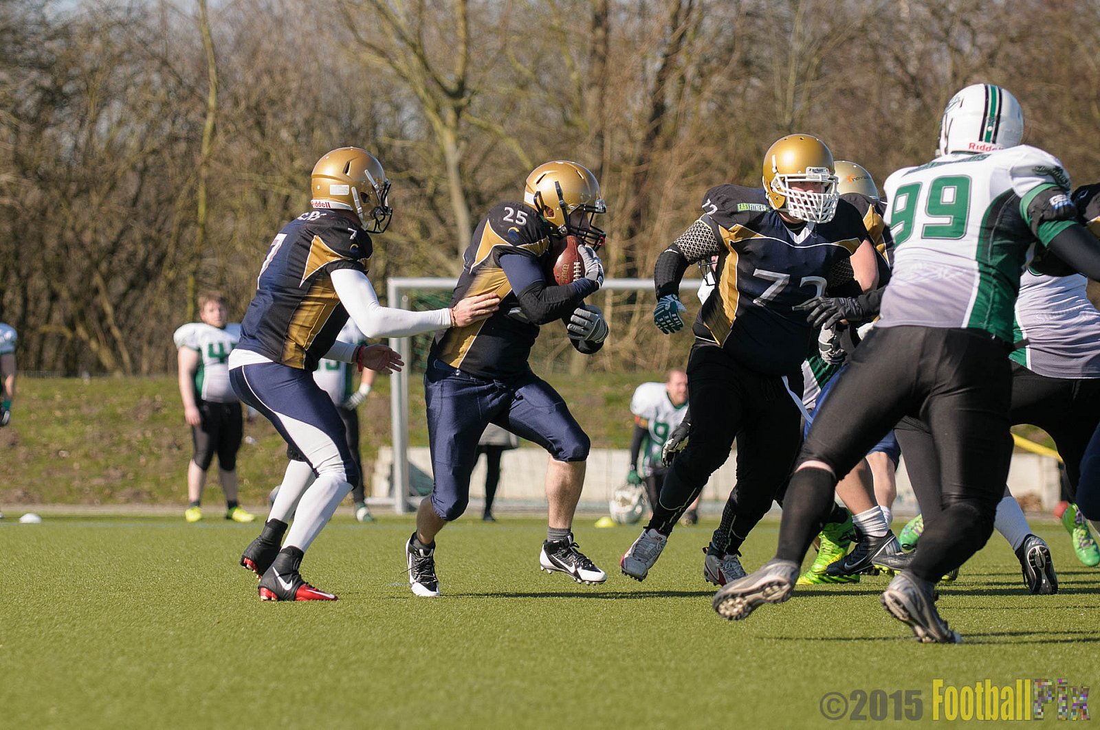 Gelsenkirchen Devils vs. Mönchengladbach Wolfpack  - 08.03.2015 Scrimmage: Schiefbahn Riders, Mülheim Shamrocks
