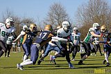 Gelsenkirchen Devils vs. Mönchengladbach Wolfpack  - 08.03.2015 Scrimmage: Schiefbahn Riders, Mülheim Shamrocks