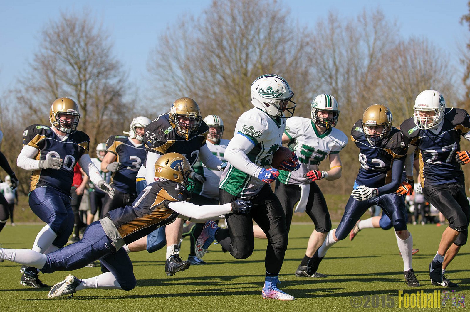 Gelsenkirchen Devils vs. Mönchengladbach Wolfpack  - 08.03.2015 Scrimmage: Schiefbahn Riders, Mülheim Shamrocks