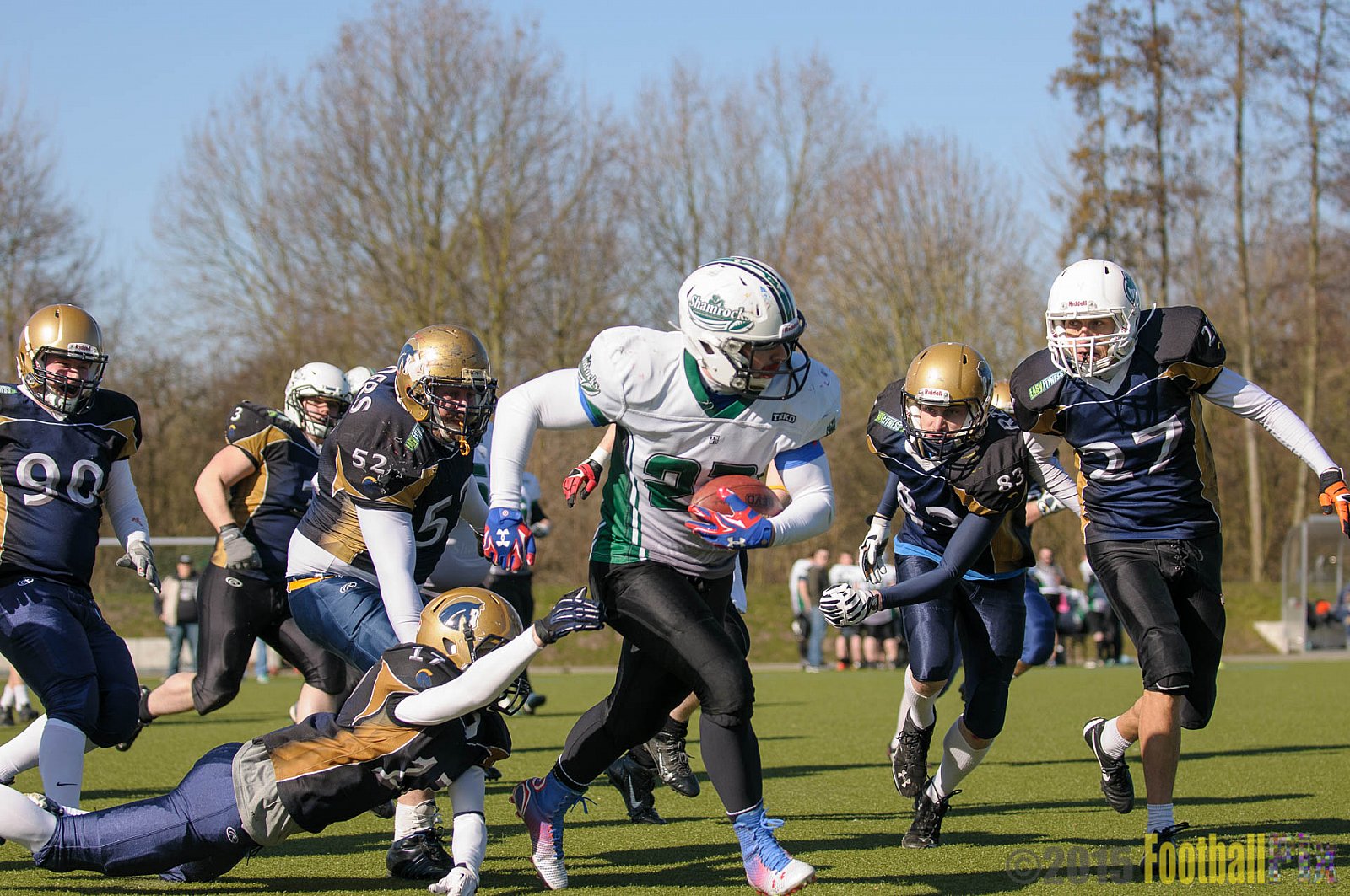 Gelsenkirchen Devils vs. Mönchengladbach Wolfpack  - 08.03.2015 Scrimmage: Schiefbahn Riders, Mülheim Shamrocks