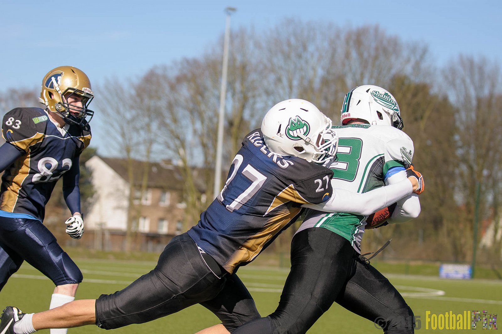 Gelsenkirchen Devils vs. Mönchengladbach Wolfpack  - 08.03.2015 Scrimmage: Schiefbahn Riders, Mülheim Shamrocks