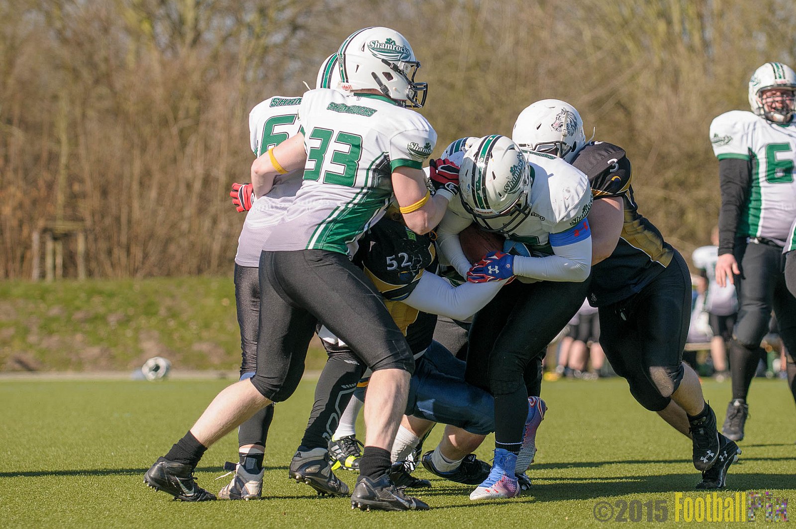 Gelsenkirchen Devils vs. Mönchengladbach Wolfpack  - 08.03.2015 Scrimmage: Schiefbahn Riders, Mülheim Shamrocks