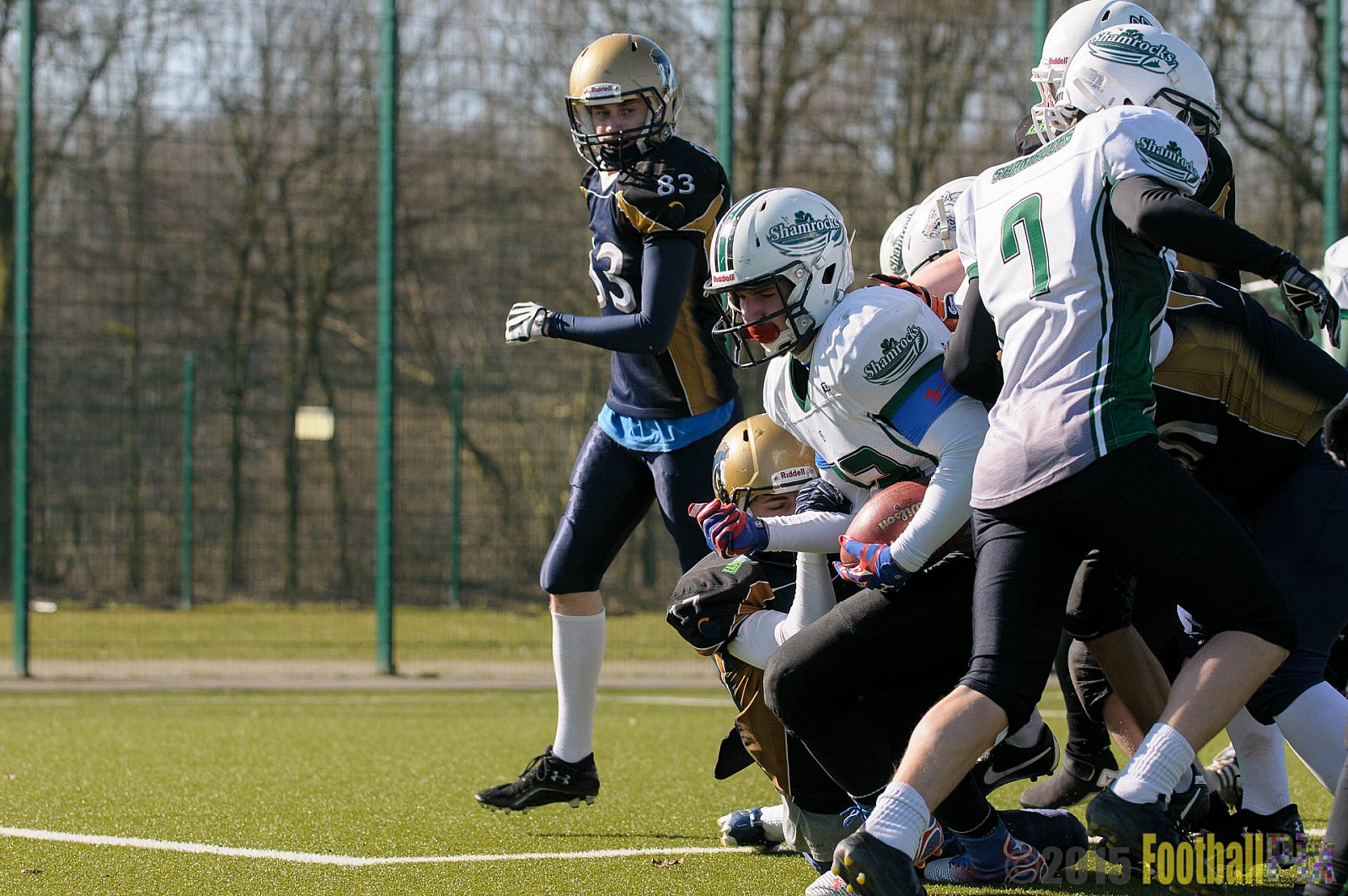 Gelsenkirchen Devils vs. Mönchengladbach Wolfpack  - 08.03.2015 Scrimmage: Schiefbahn Riders, Mülheim Shamrocks