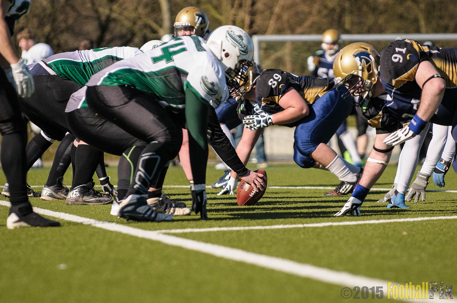 Gelsenkirchen Devils vs. Mönchengladbach Wolfpack  - 08.03.2015 Scrimmage: Schiefbahn Riders, Mülheim Shamrocks