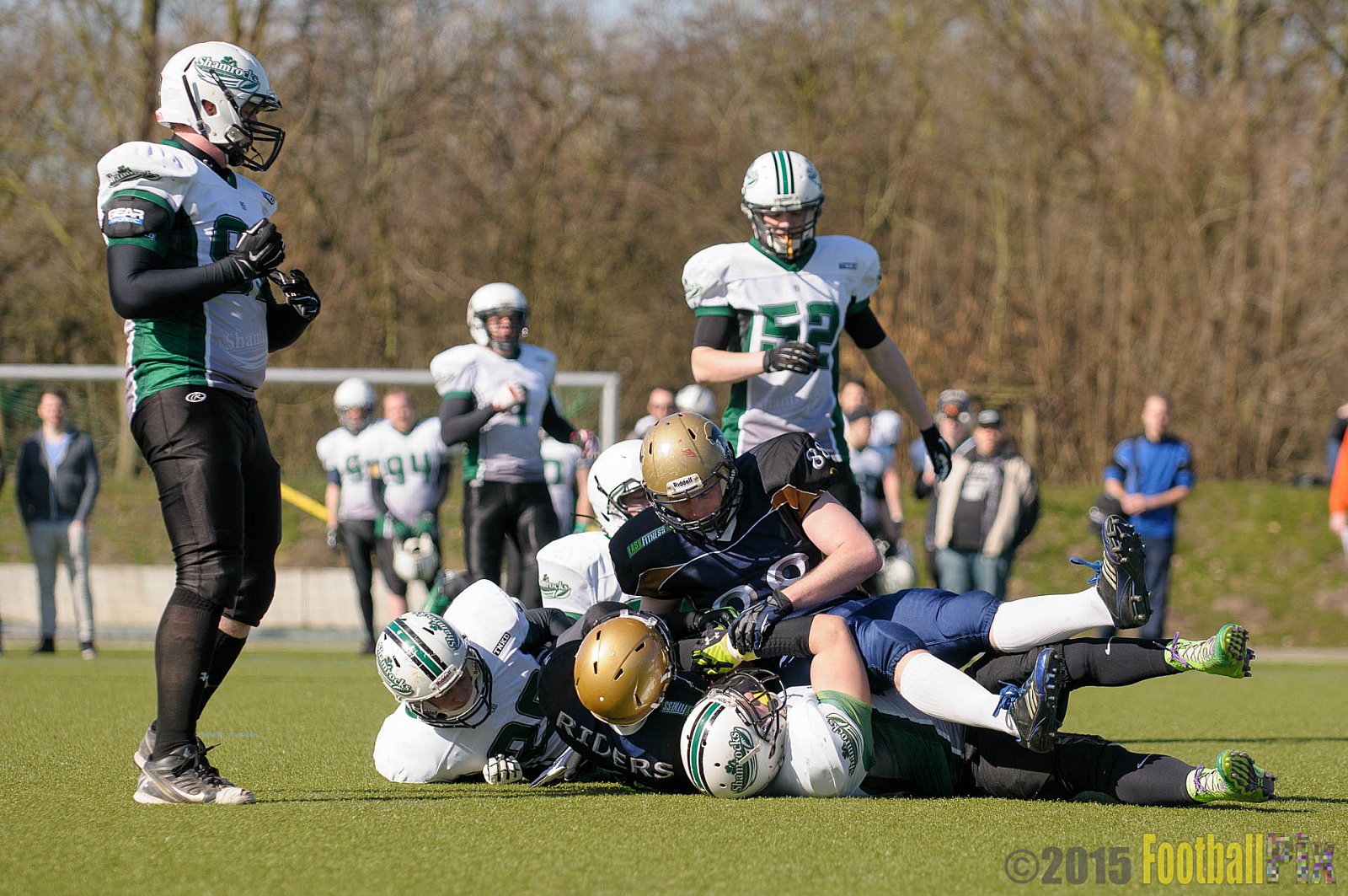 Gelsenkirchen Devils vs. Mönchengladbach Wolfpack  - 08.03.2015 Scrimmage: Schiefbahn Riders, Mülheim Shamrocks