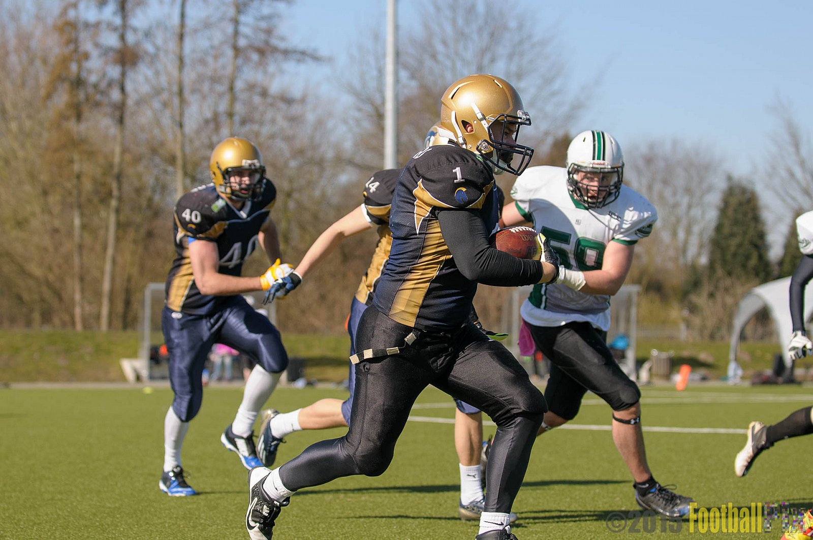 Gelsenkirchen Devils vs. Mönchengladbach Wolfpack  - 08.03.2015 Scrimmage: Schiefbahn Riders, Mülheim Shamrocks