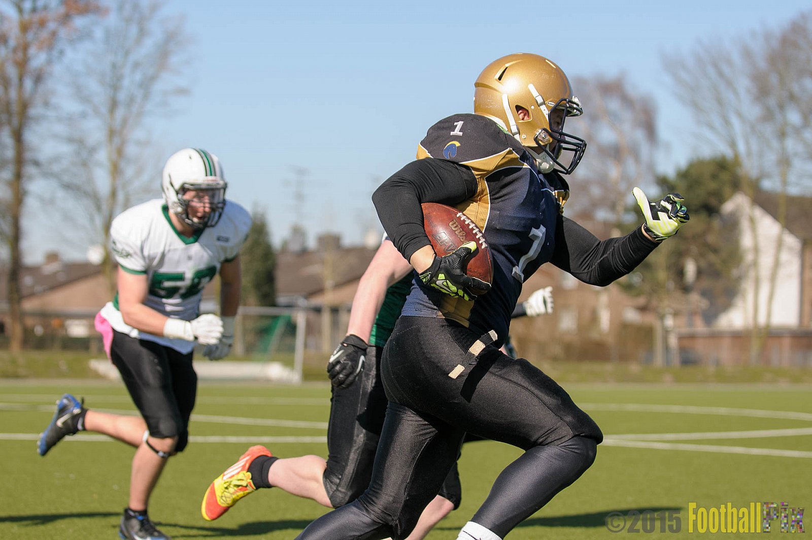 Gelsenkirchen Devils vs. Mönchengladbach Wolfpack  - 08.03.2015 Scrimmage: Schiefbahn Riders, Mülheim Shamrocks