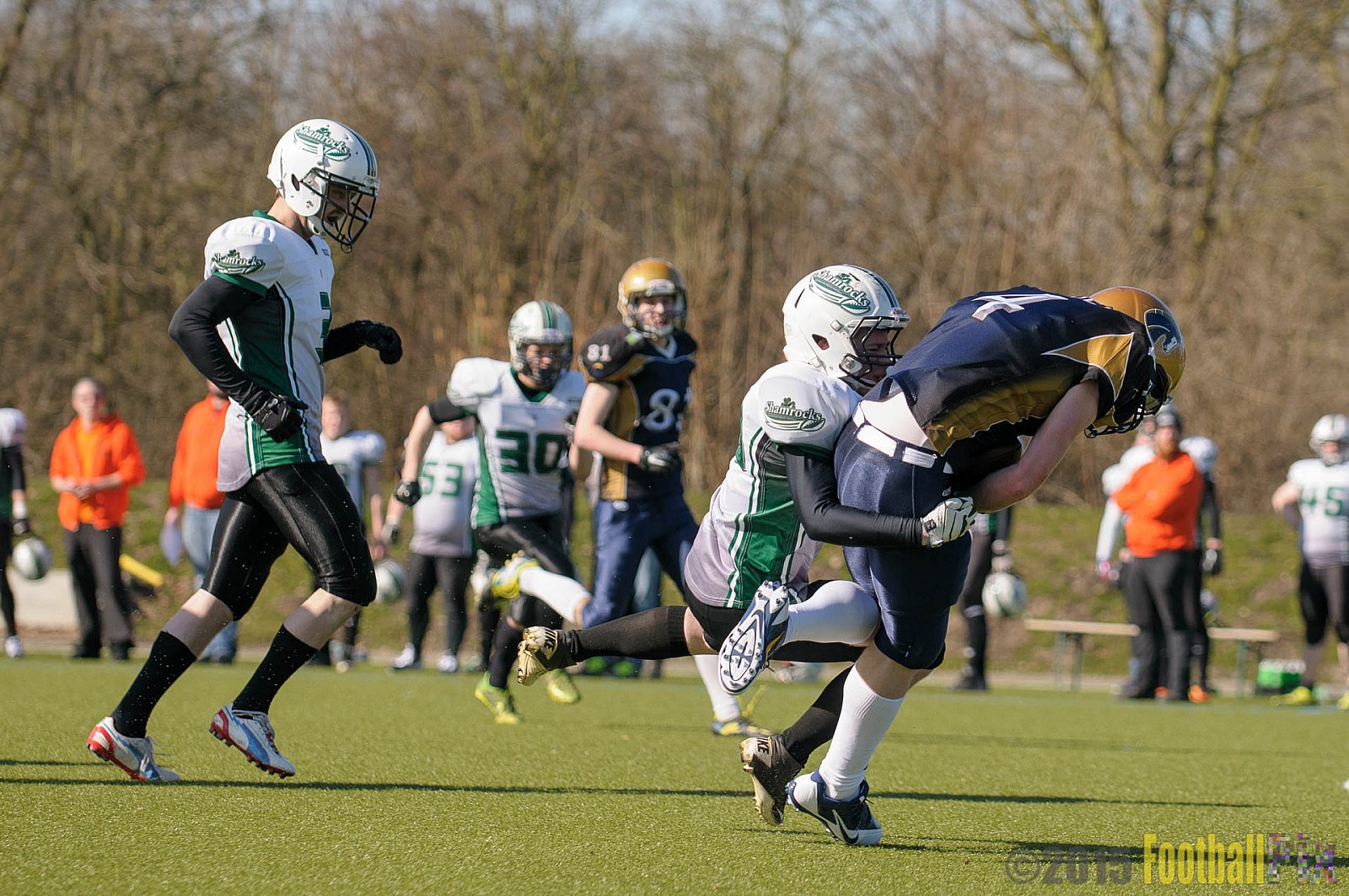 Gelsenkirchen Devils vs. Mönchengladbach Wolfpack  - 08.03.2015 Scrimmage: Schiefbahn Riders, Mülheim Shamrocks