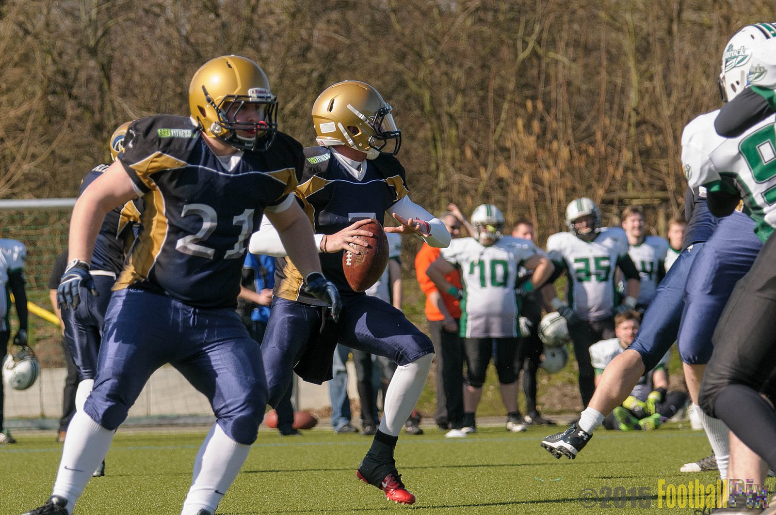 Gelsenkirchen Devils vs. Mönchengladbach Wolfpack  - 08.03.2015 Scrimmage: Schiefbahn Riders, Mülheim Shamrocks