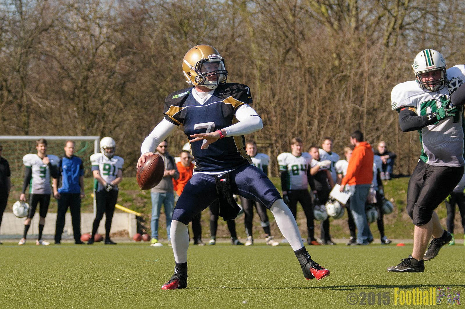 Gelsenkirchen Devils vs. Mönchengladbach Wolfpack  - 08.03.2015 Scrimmage: Schiefbahn Riders, Mülheim Shamrocks