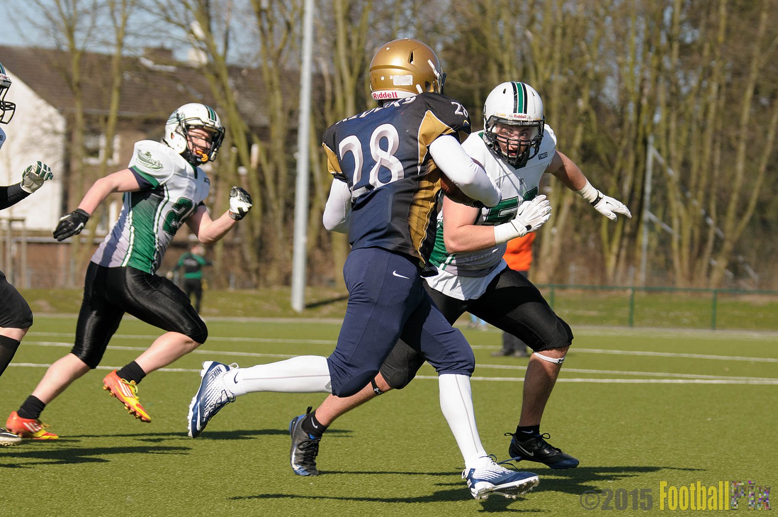 Gelsenkirchen Devils vs. Mönchengladbach Wolfpack  - 08.03.2015 Scrimmage: Schiefbahn Riders, Mülheim Shamrocks