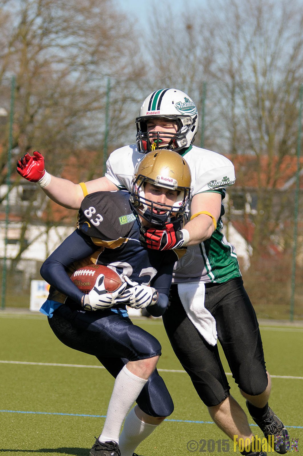 Gelsenkirchen Devils vs. Mönchengladbach Wolfpack  - 08.03.2015 Scrimmage: Schiefbahn Riders, Mülheim Shamrocks
