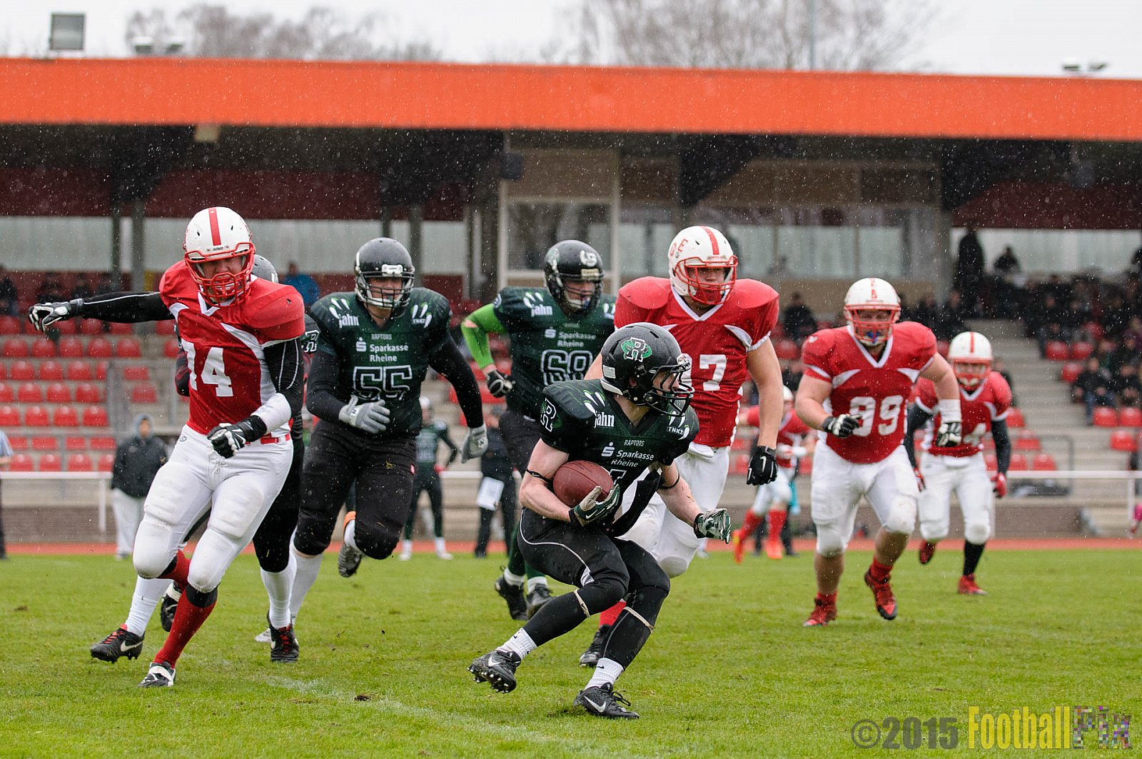 Preseason Game Rheine Raptors vs. Gelsenkirchen Devils    - 29.03.2015 Off-Season Game: Rheine Raptors vs. Gelsenkirchen Devils (9:0)