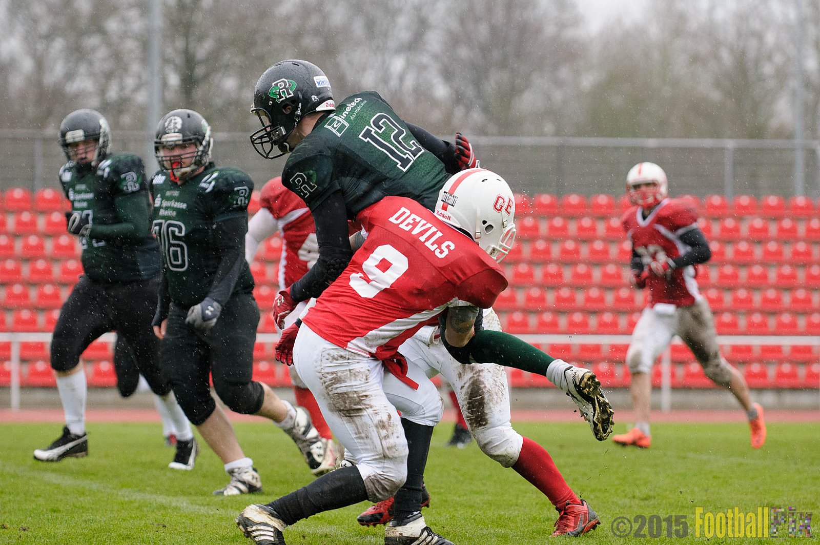 Preseason Game Rheine Raptors vs. Gelsenkirchen Devils    - 29.03.2015 Off-Season Game: Rheine Raptors vs. Gelsenkirchen Devils (9:0)