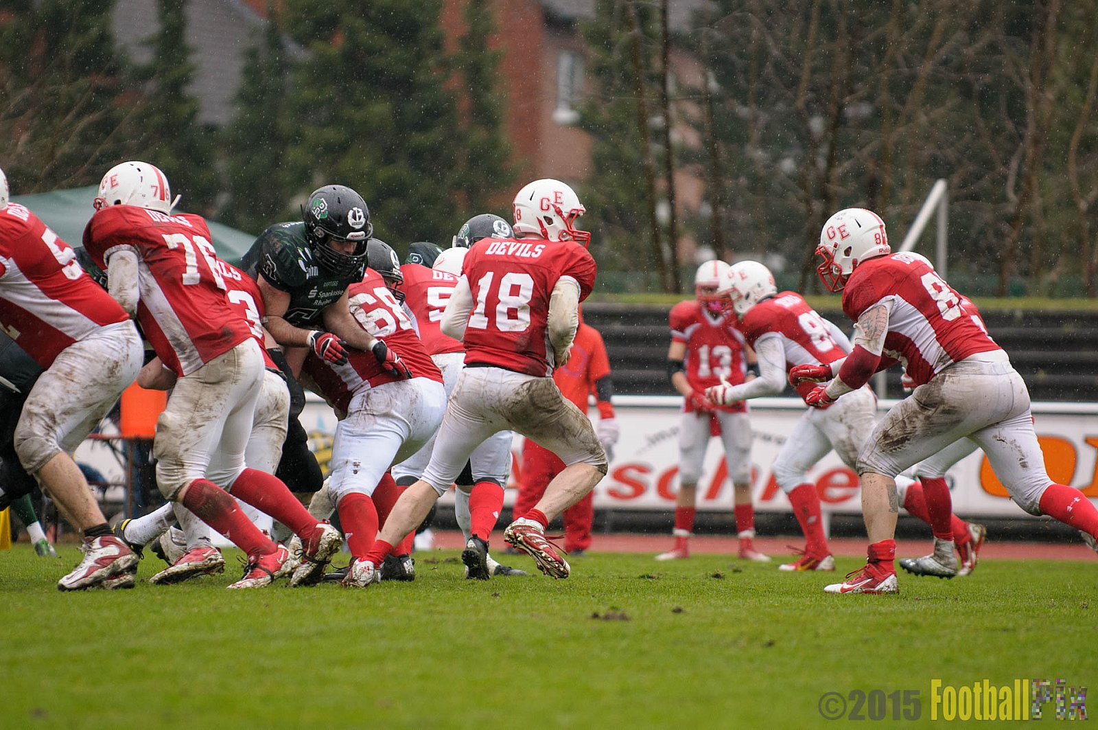 Preseason Game Rheine Raptors vs. Gelsenkirchen Devils    - 29.03.2015 Off-Season Game: Rheine Raptors vs. Gelsenkirchen Devils (9:0)
