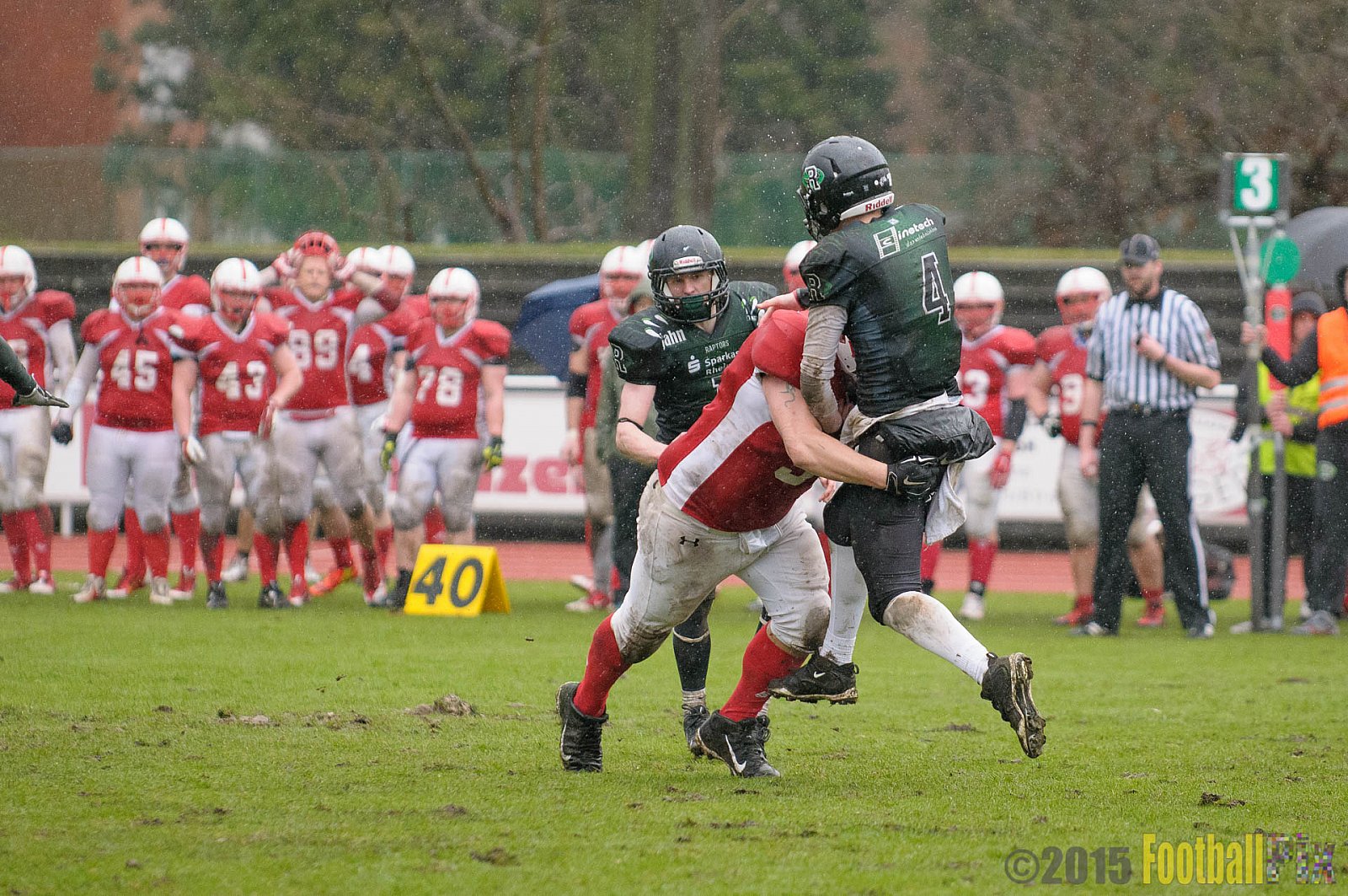Preseason Game Rheine Raptors vs. Gelsenkirchen Devils    - 29.03.2015 Off-Season Game: Rheine Raptors vs. Gelsenkirchen Devils (9:0)