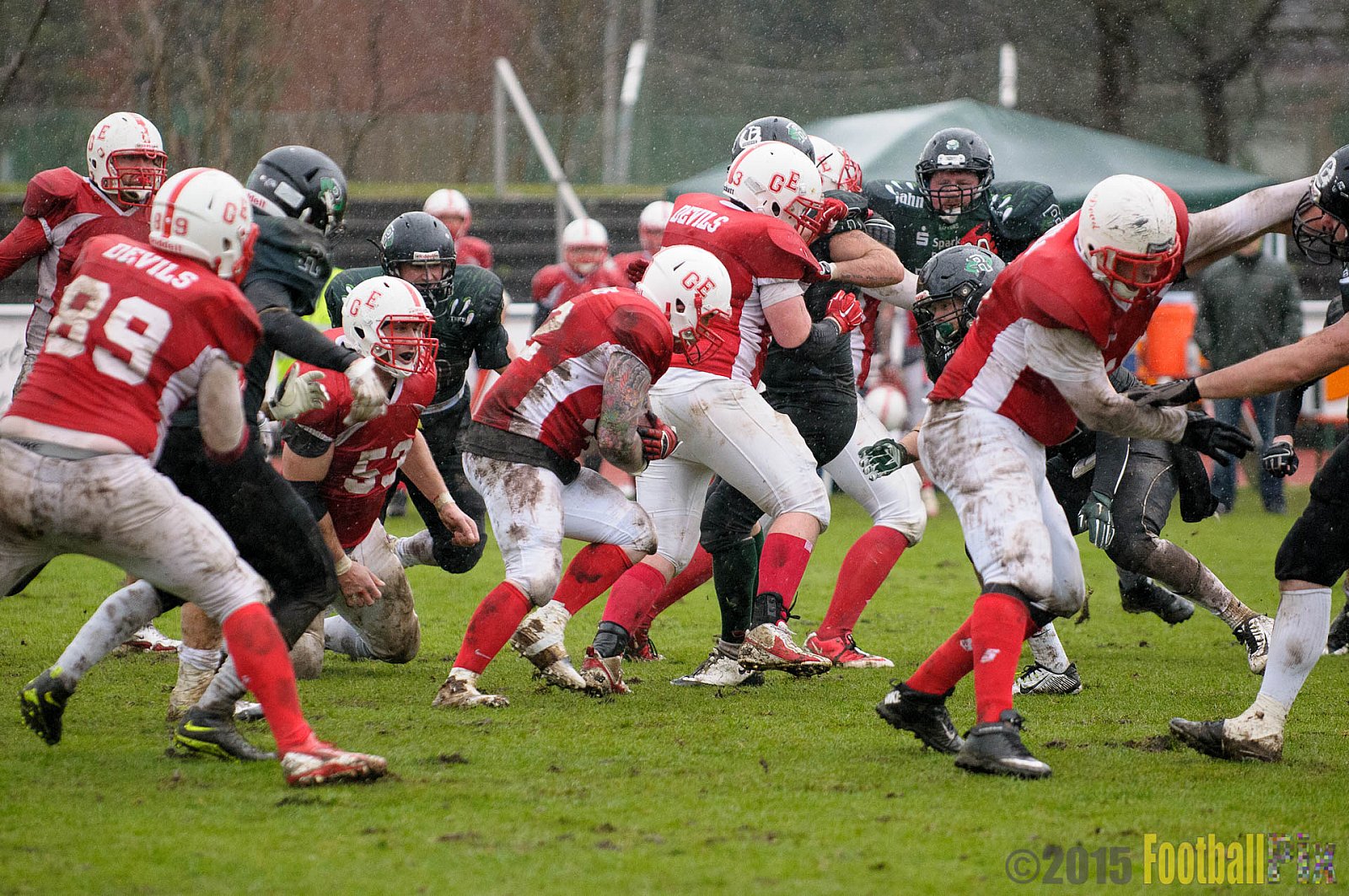 Preseason Game Rheine Raptors vs. Gelsenkirchen Devils    - 29.03.2015 Off-Season Game: Rheine Raptors vs. Gelsenkirchen Devils (9:0)