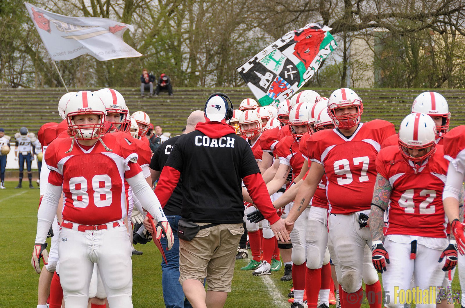 Preseason Game Gelsenkirchen Devils vs. Mainz Golden Eagles - 11.04.2015 Off-Season Game: Gelsenkirchen Devils vs. Mainz Golden Eagles (31:0)