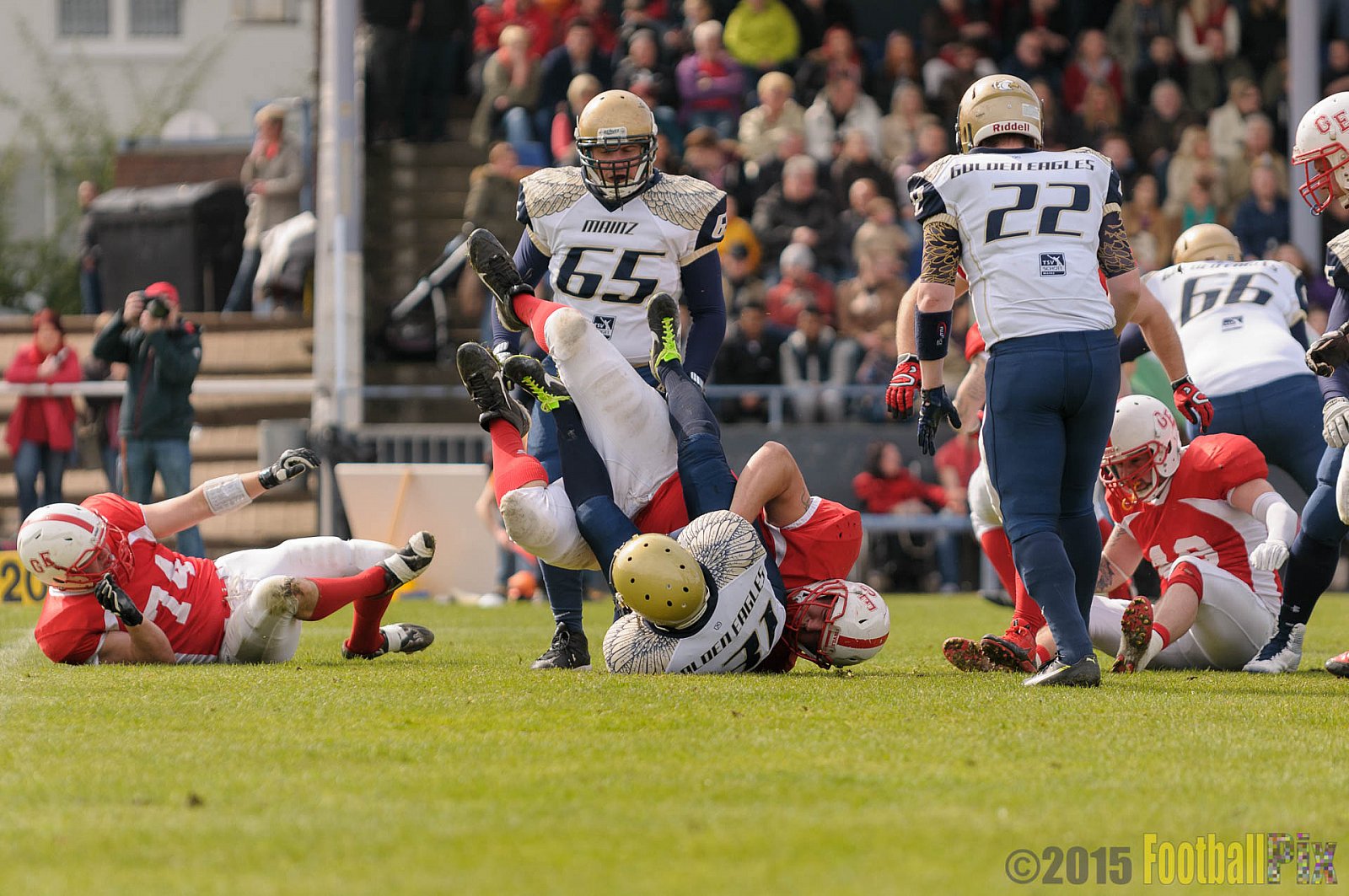 Preseason Game Gelsenkirchen Devils vs. Mainz Golden Eagles - 11.04.2015 Off-Season Game: Gelsenkirchen Devils vs. Mainz Golden Eagles (31:0)