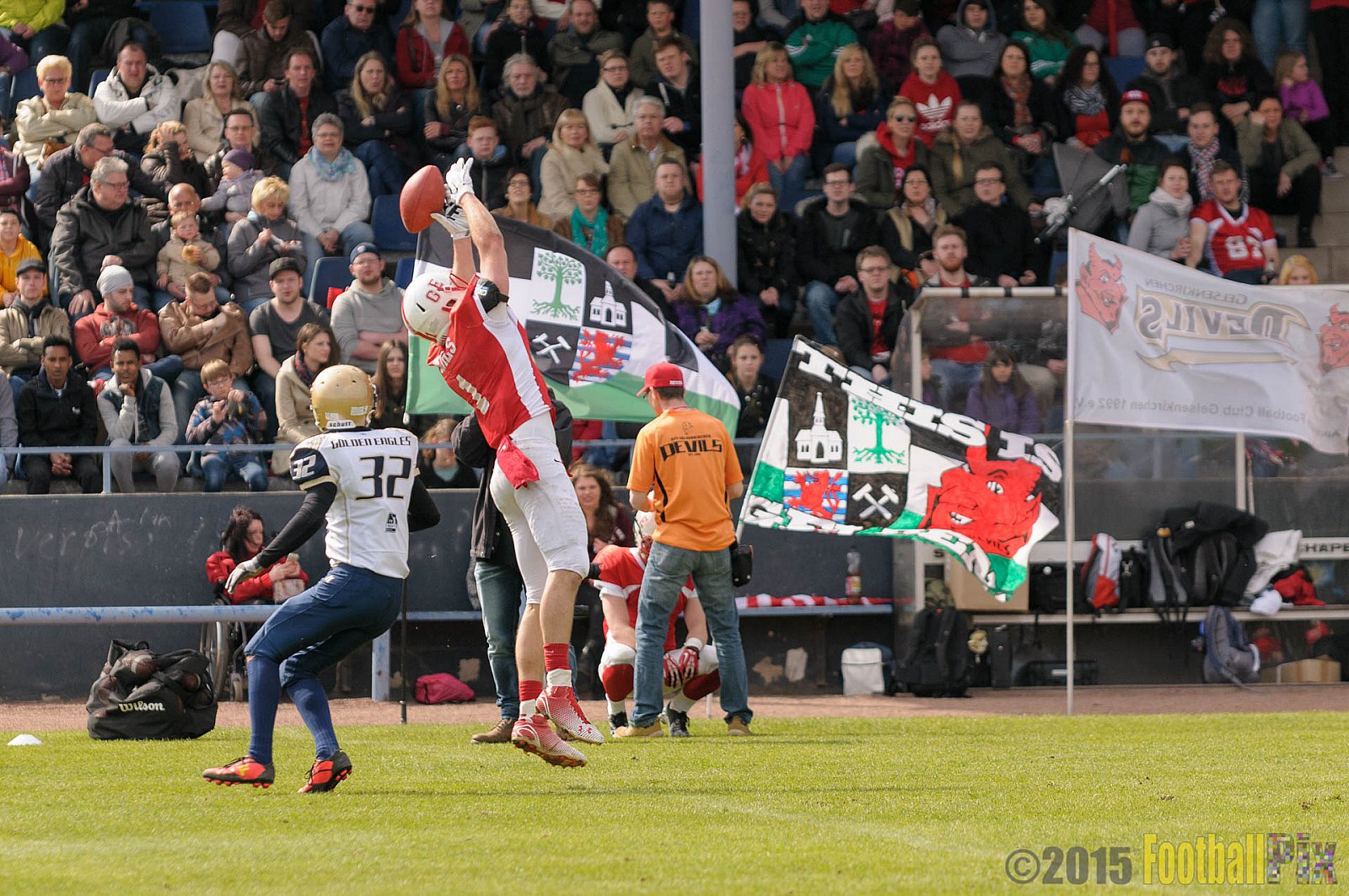 Preseason Game Gelsenkirchen Devils vs. Mainz Golden Eagles - 11.04.2015 Off-Season Game: Gelsenkirchen Devils vs. Mainz Golden Eagles (31:0)