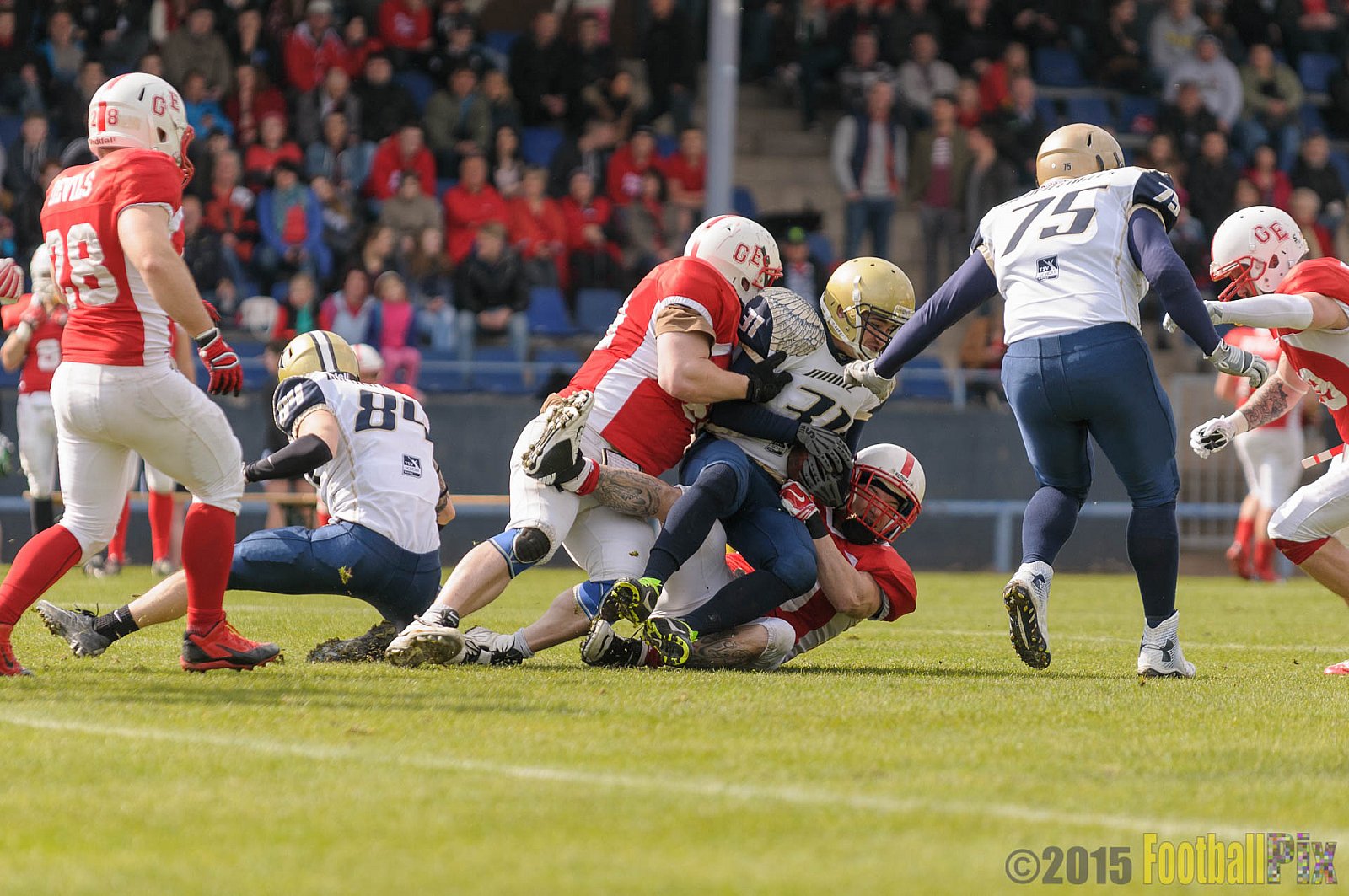 Preseason Game Gelsenkirchen Devils vs. Mainz Golden Eagles - 11.04.2015 Off-Season Game: Gelsenkirchen Devils vs. Mainz Golden Eagles (31:0)
