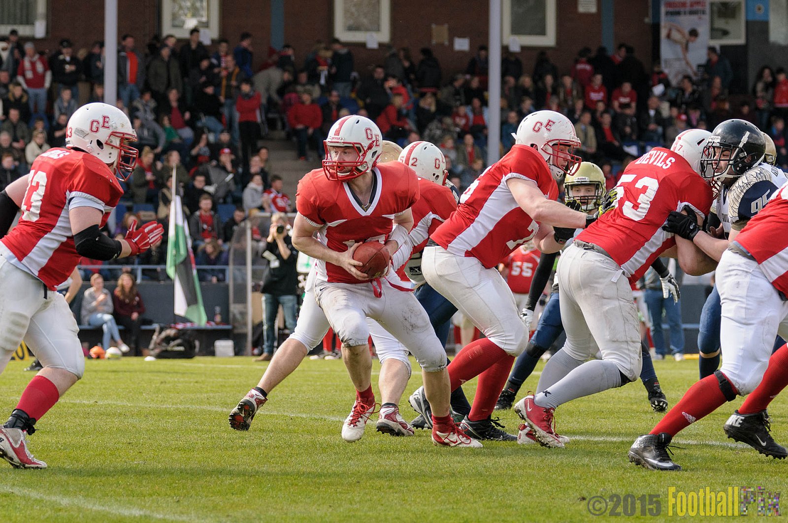 Preseason Game Gelsenkirchen Devils vs. Mainz Golden Eagles - 11.04.2015 Off-Season Game: Gelsenkirchen Devils vs. Mainz Golden Eagles (31:0)