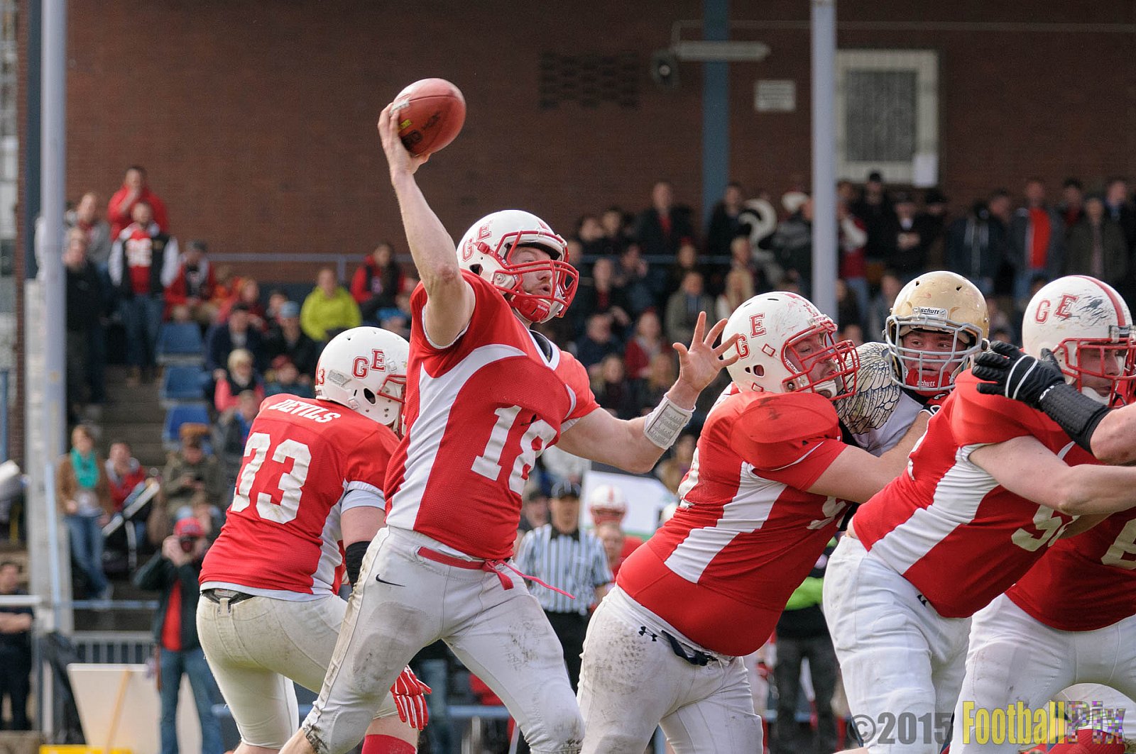 Preseason Game Gelsenkirchen Devils vs. Mainz Golden Eagles - 11.04.2015 Off-Season Game: Gelsenkirchen Devils vs. Mainz Golden Eagles (31:0)