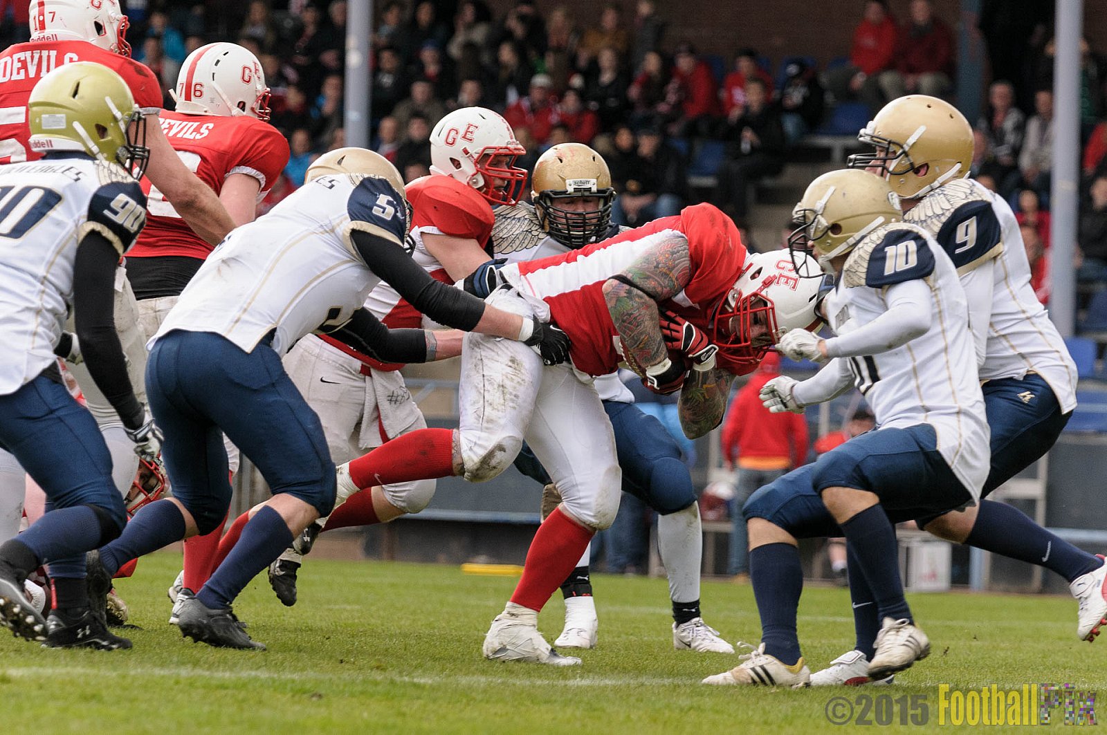 Preseason Game Gelsenkirchen Devils vs. Mainz Golden Eagles - 11.04.2015 Off-Season Game: Gelsenkirchen Devils vs. Mainz Golden Eagles (31:0)