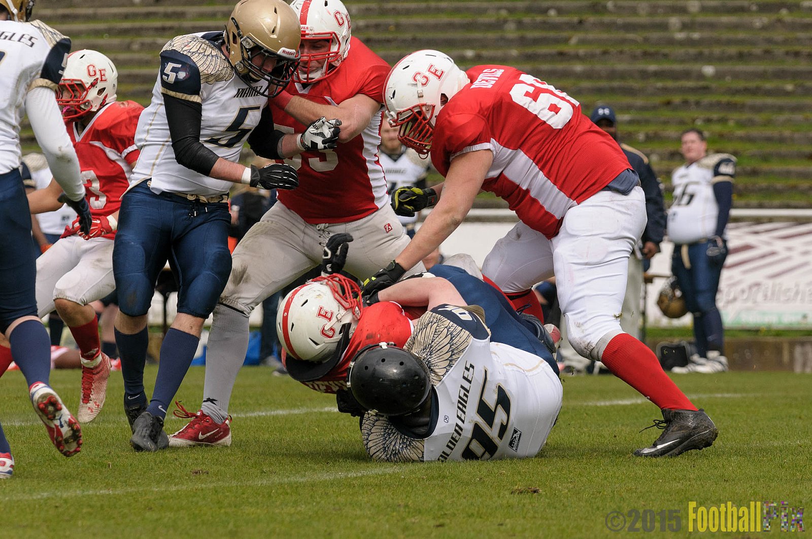 Preseason Game Gelsenkirchen Devils vs. Mainz Golden Eagles - 11.04.2015 Off-Season Game: Gelsenkirchen Devils vs. Mainz Golden Eagles (31:0)