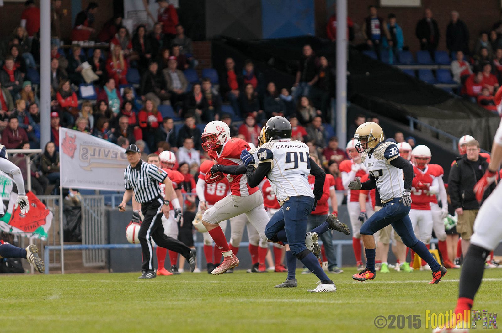 Preseason Game Gelsenkirchen Devils vs. Mainz Golden Eagles - 11.04.2015 Off-Season Game: Gelsenkirchen Devils vs. Mainz Golden Eagles (31:0)