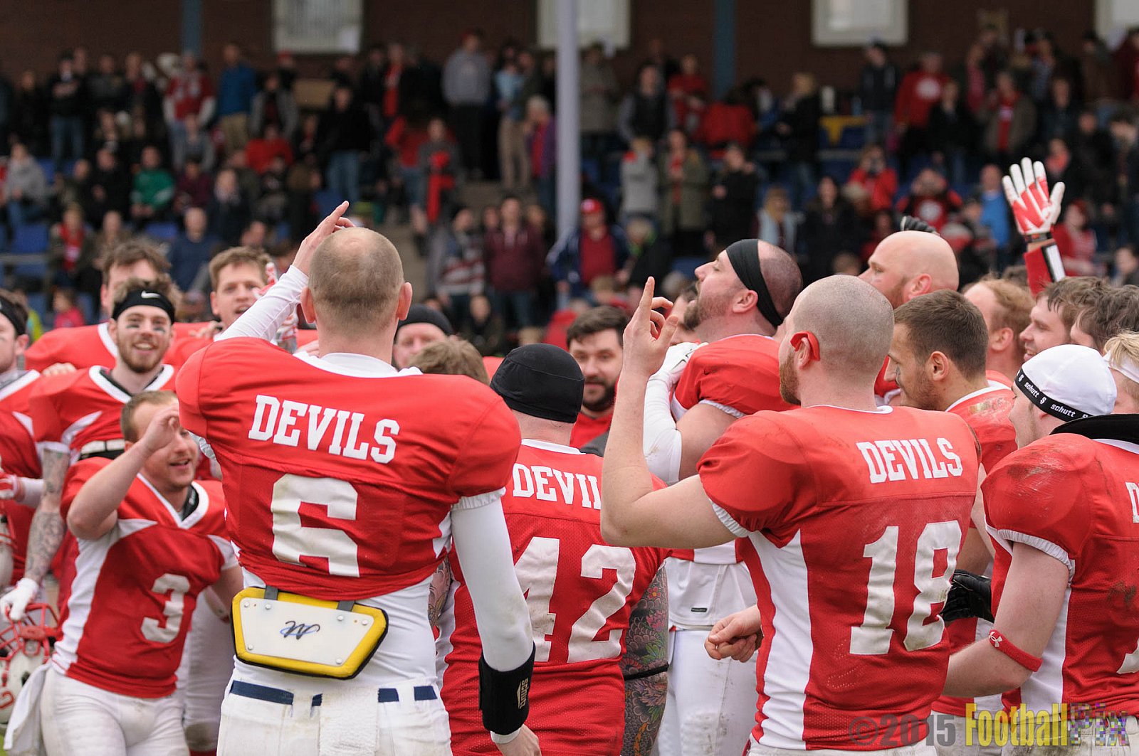 Preseason Game Gelsenkirchen Devils vs. Mainz Golden Eagles - 11.04.2015 Off-Season Game: Gelsenkirchen Devils vs. Mainz Golden Eagles (31:0)