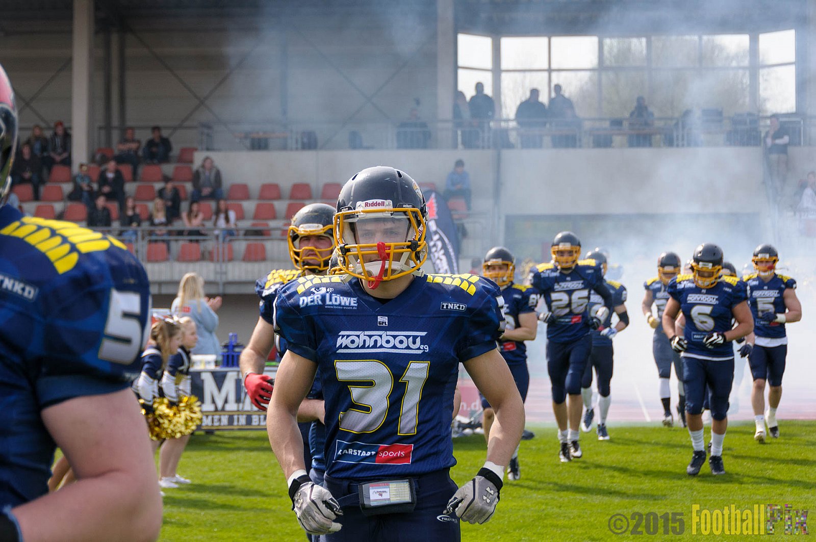 Essen Assindia Cardinals vs. Bonn Gamecocks - 12.04.2015 Preseason Game Essen Assindia Cardinals vs. Bonn Gamecocks (14:12)