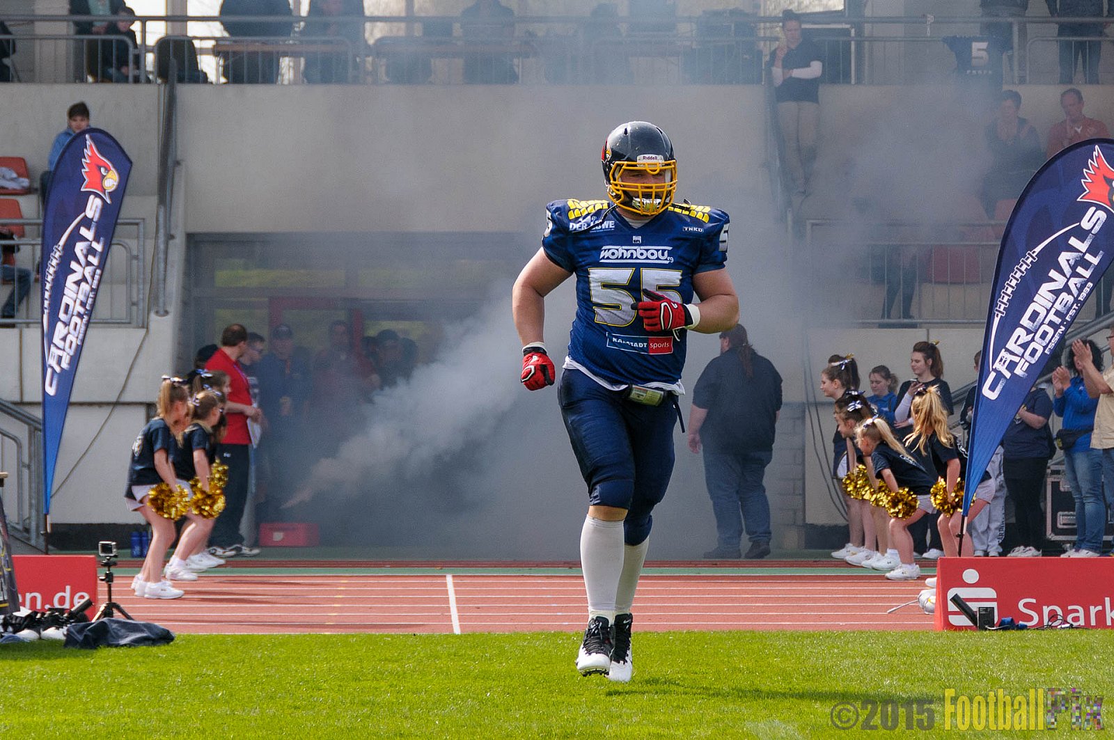 Essen Assindia Cardinals vs. Bonn Gamecocks - 12.04.2015 Preseason Game Essen Assindia Cardinals vs. Bonn Gamecocks (14:12)