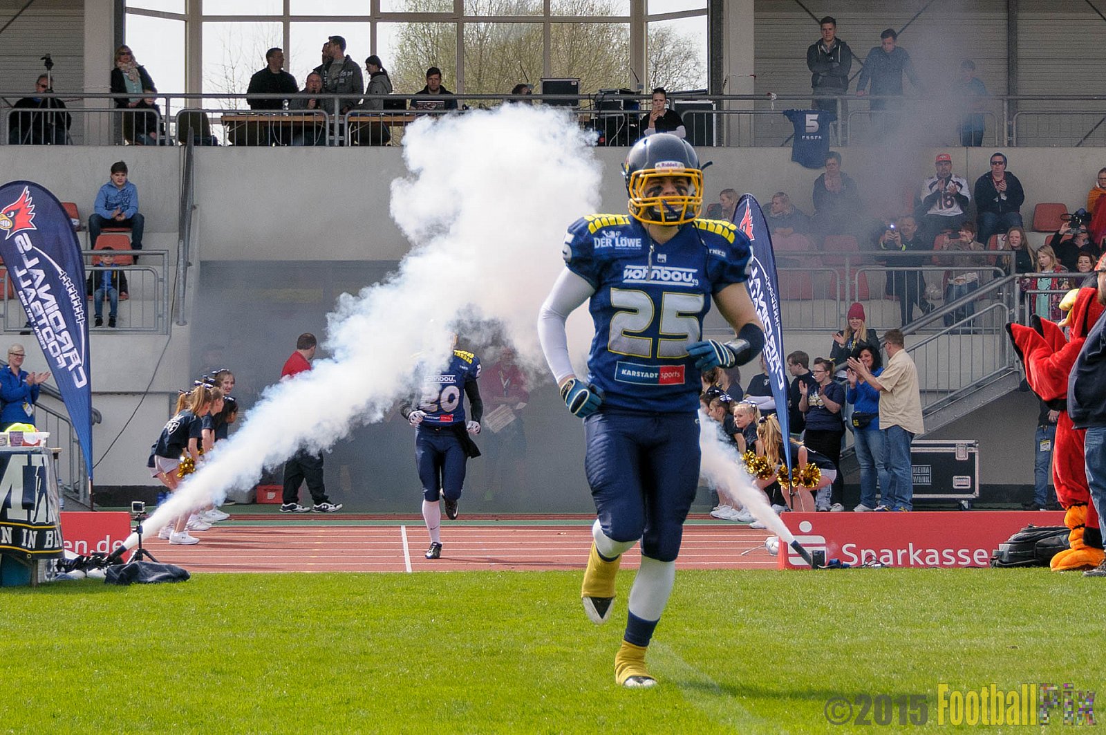 Essen Assindia Cardinals vs. Bonn Gamecocks - 12.04.2015 Preseason Game Essen Assindia Cardinals vs. Bonn Gamecocks (14:12)