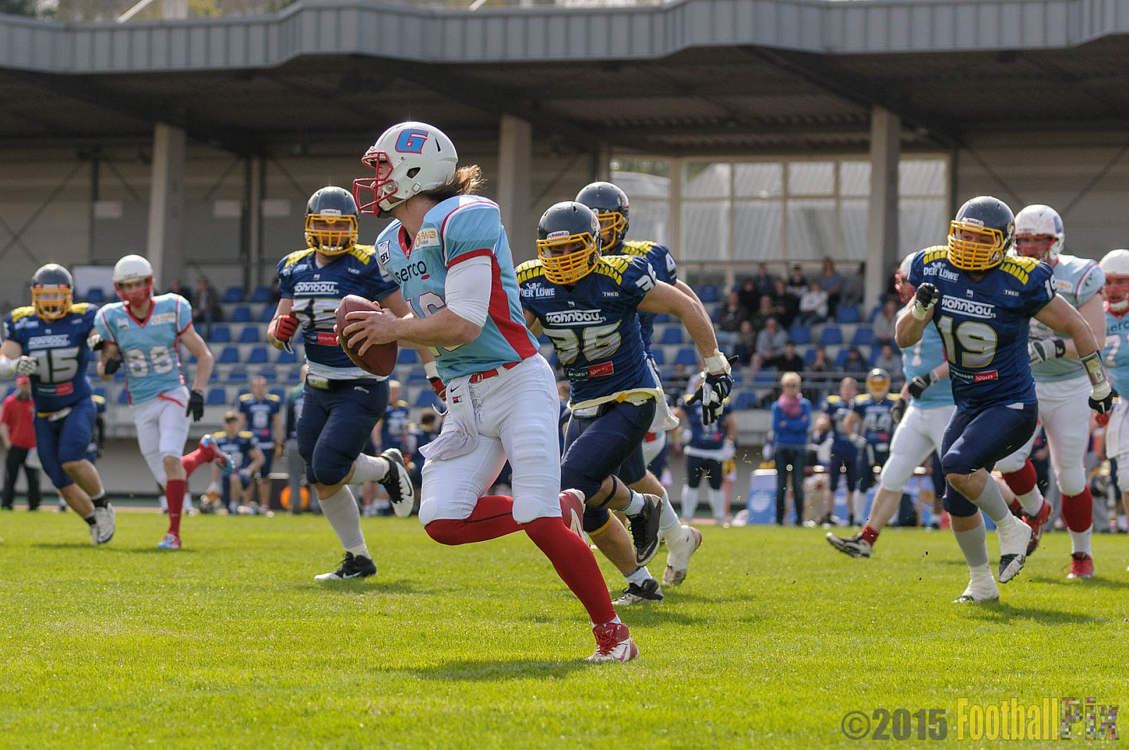 Essen Assindia Cardinals vs. Bonn Gamecocks - 12.04.2015 Preseason Game Essen Assindia Cardinals vs. Bonn Gamecocks (14:12)